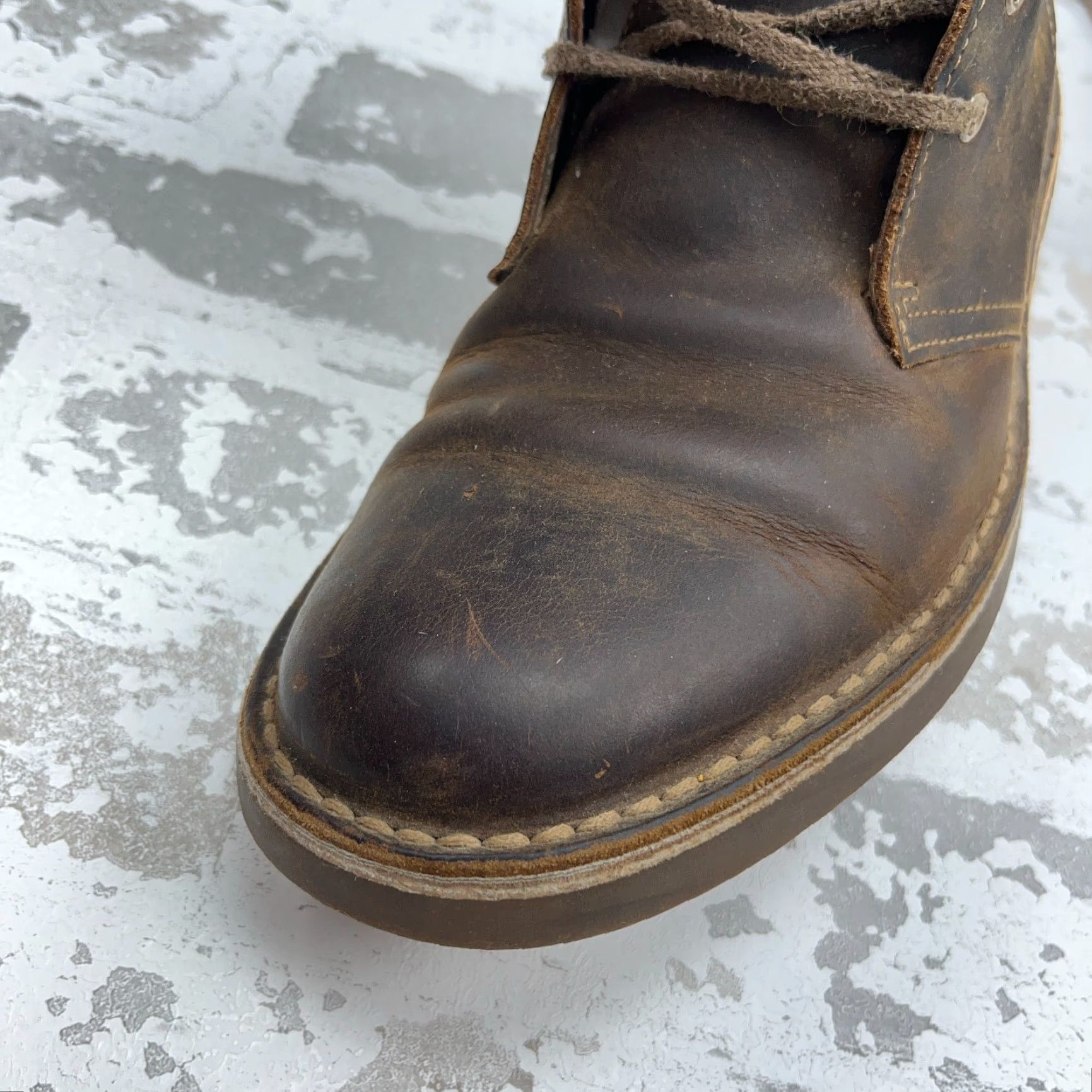 Clarks Clarks Bushacre 2 Chukka Ankle Boots Men 9 Brown Leather Lace Up Size US 9 / EU 42 - 7 Thumbnail
