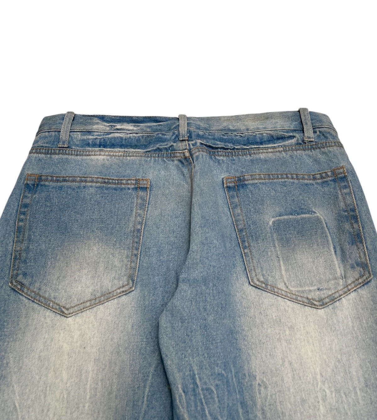 If Six Was Nine Rare Design Vintage Japanese Brand Art Jeans 1990s Size US 33 - 4 Thumbnail
