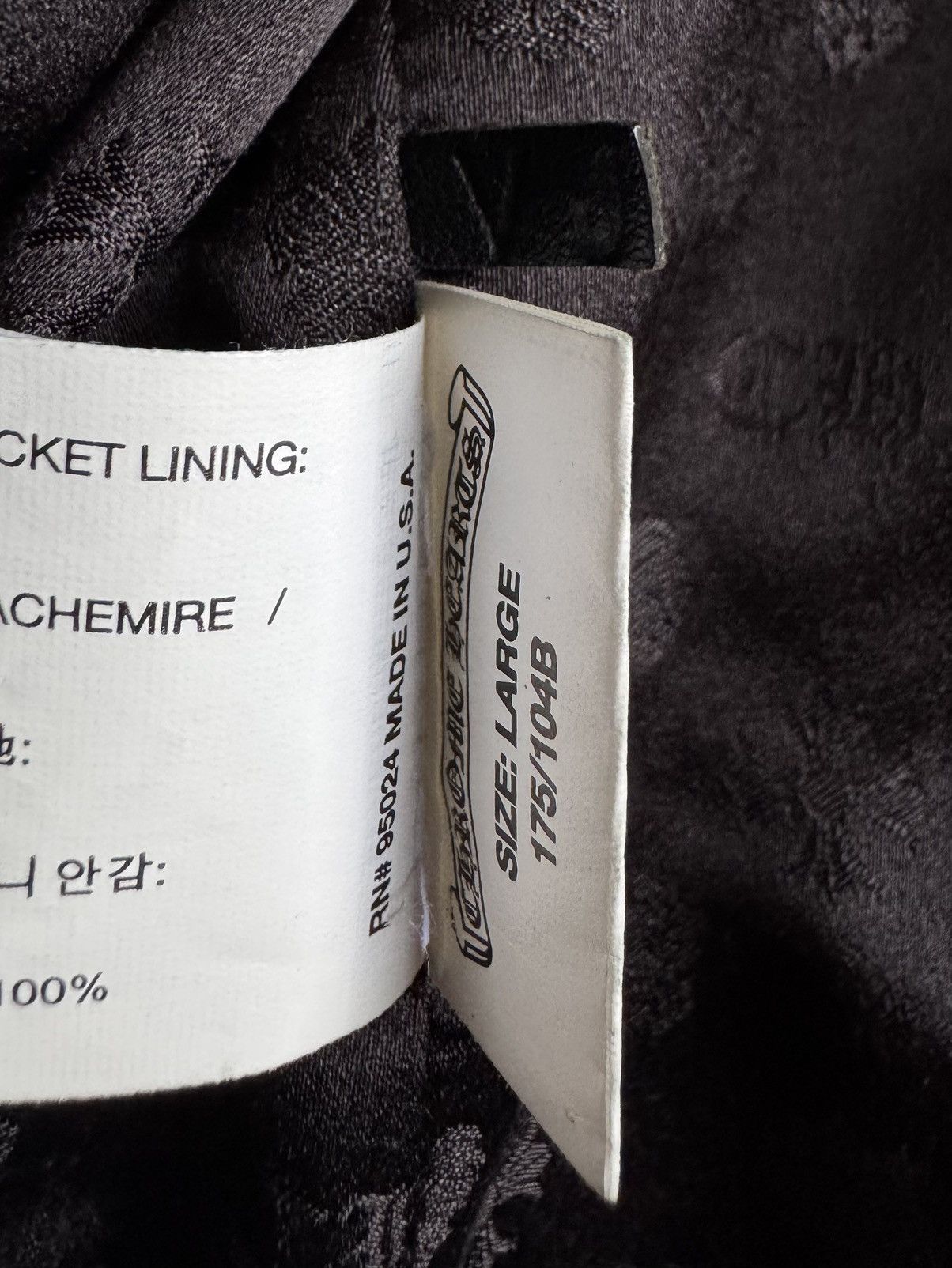 Chrome Hearts Chrome Hearts JVP black leather double-breasted trench coat Size US L / EU 52-54 / 3 - 6 Thumbnail