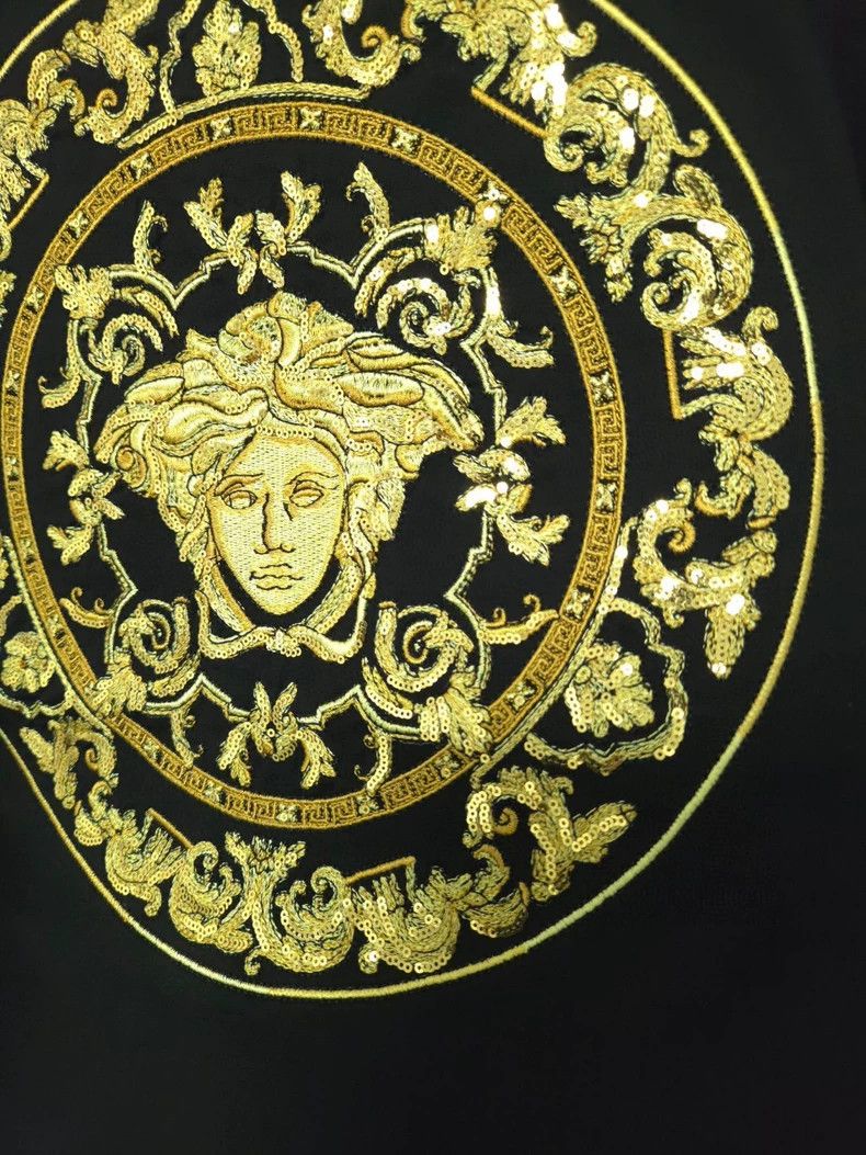 Versace Versace Heavy embroidered sequins with short sleeves Size US M / EU 48-50 / 2 - 6 Thumbnail