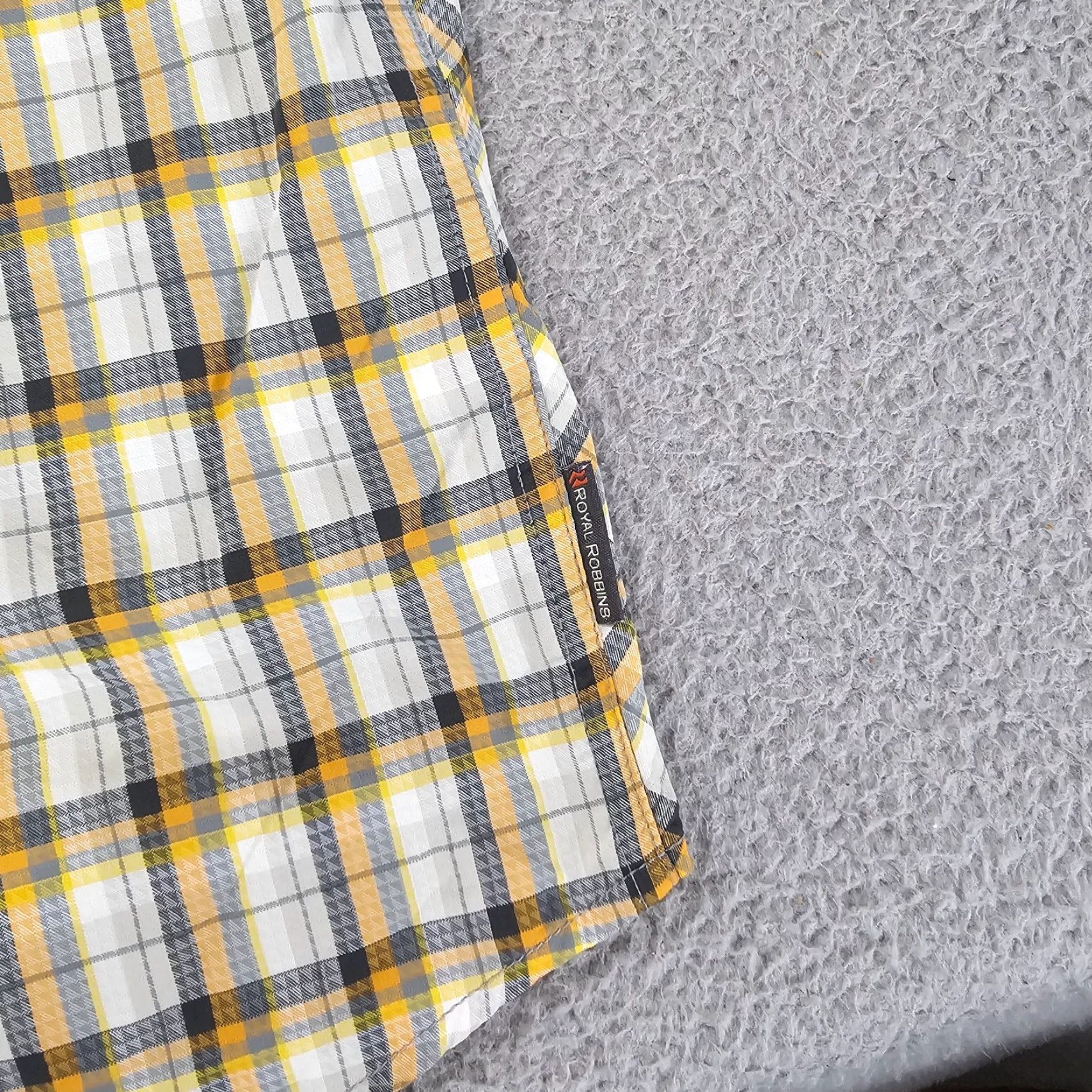 Royal Robbins Royal Robbins Shirt Mens S Yellow Check Short Sleeve Button-Up Size US S / EU 44-46 / 1 - 4 Thumbnail