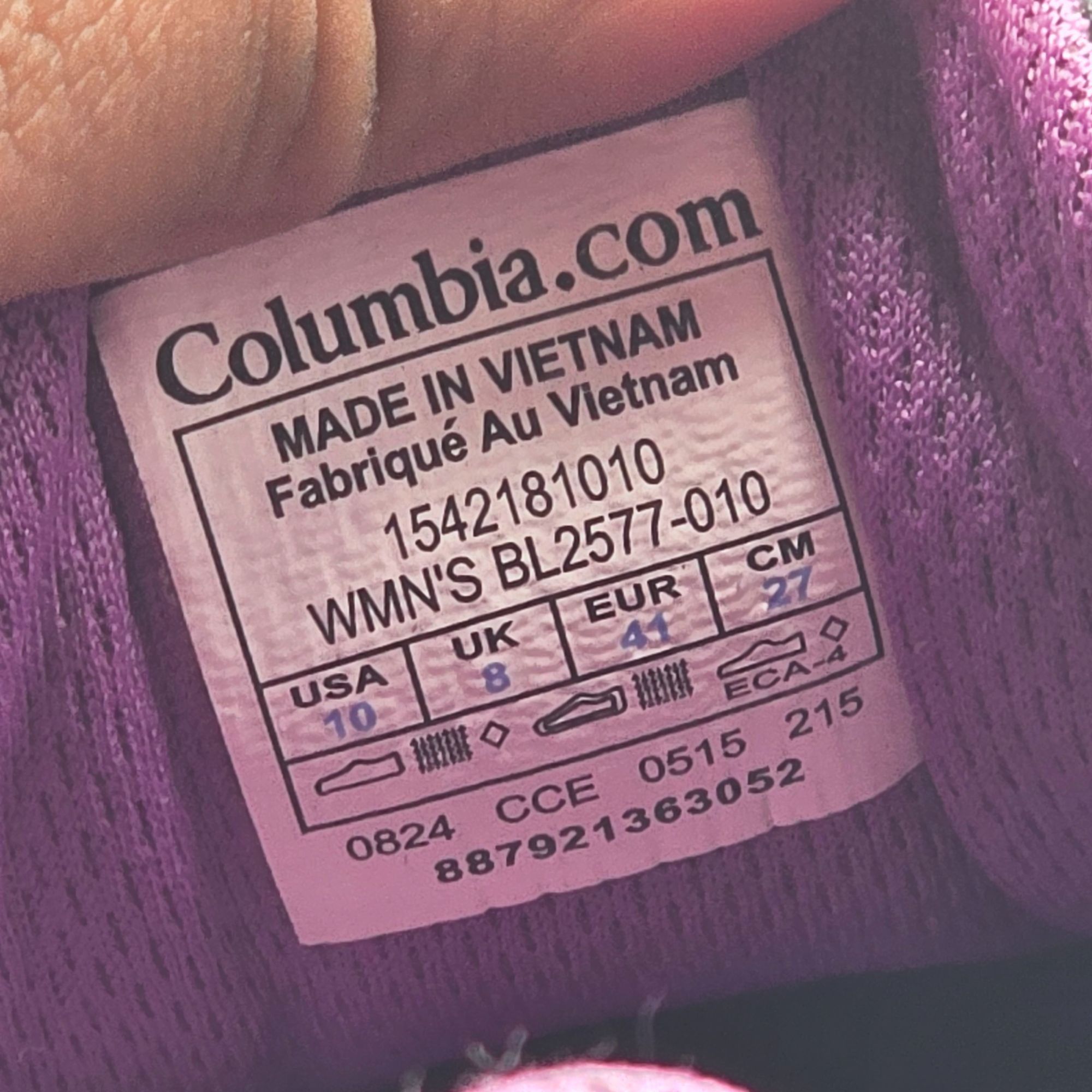 Columbia Columbia Conspiracy Vapor Womens Size 10 Gray Purple Trail H Size US 10 / IT 40 - 6 Thumbnail