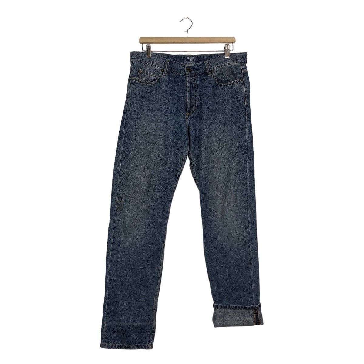 Carhartt 🔥True Vintage Distressed Denim Jeans Workers Carhartt WIP Size US 35 - 10 Thumbnail