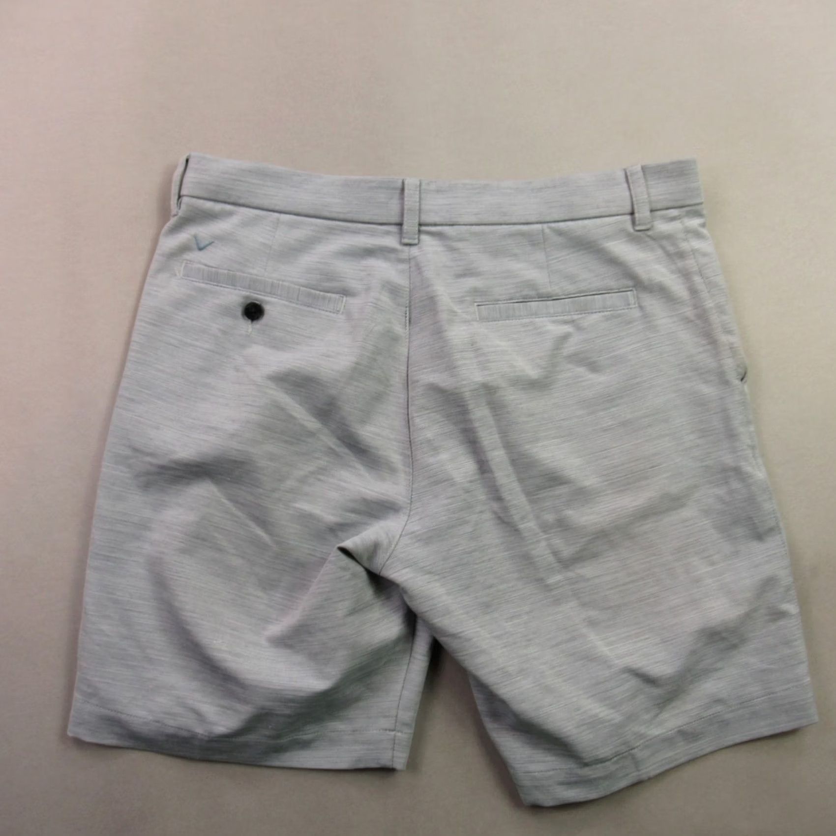 Vintage Chino Shorts 34 Gray Lightweight Casual Outdoors Pockets Button Mens Size US 34 / EU 50 - 4 Thumbnail