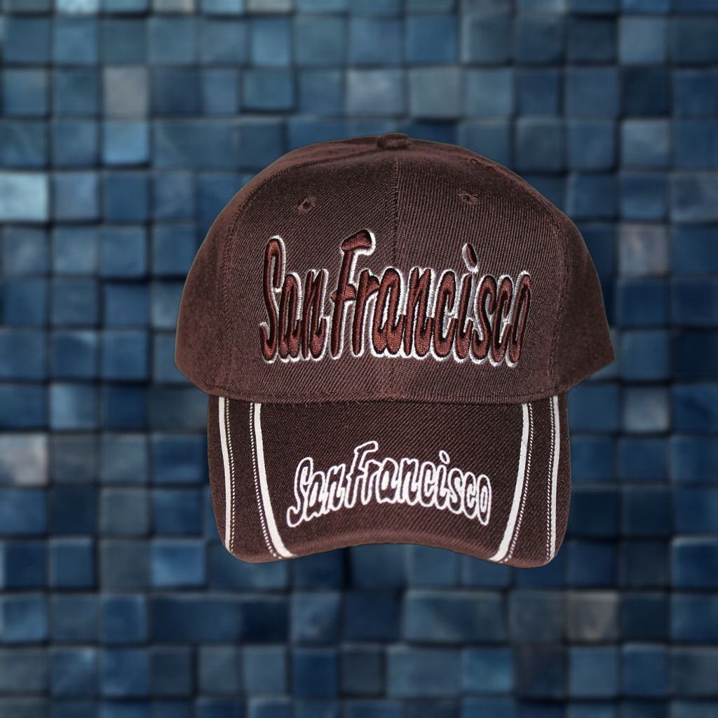 Vintage VINTAGE CALI San Francisco California Baseball Cap Men Adjustable Brown City 90s Size ONE SIZE - 1 Thumbnail