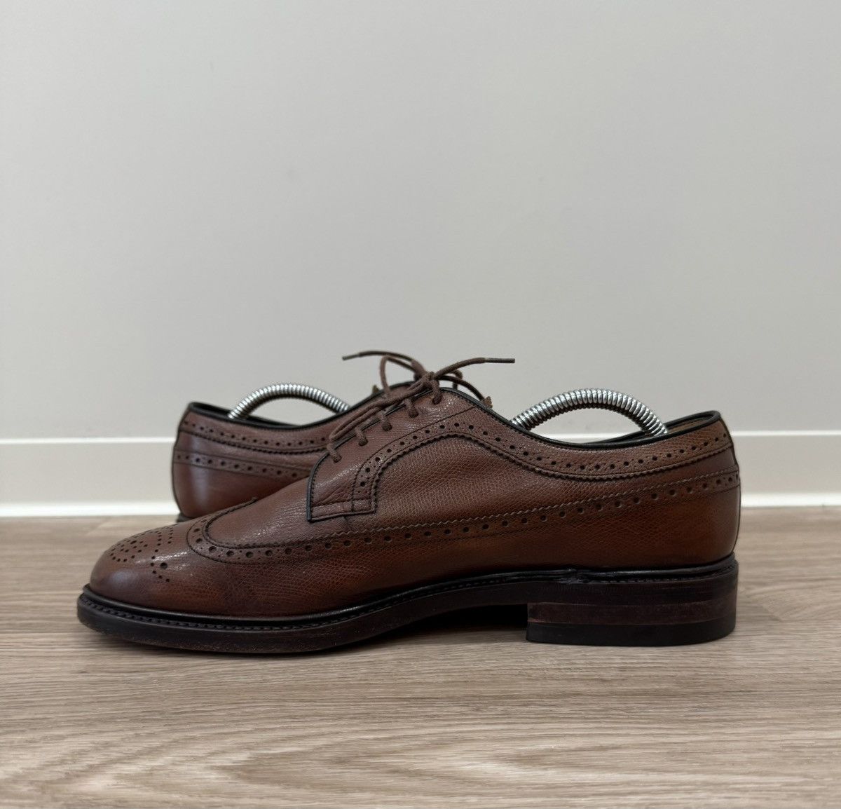 Yanko Design Yanko Espana Brown Leather Brogue Shoes Size US 11 / EU 44 - 7 Thumbnail