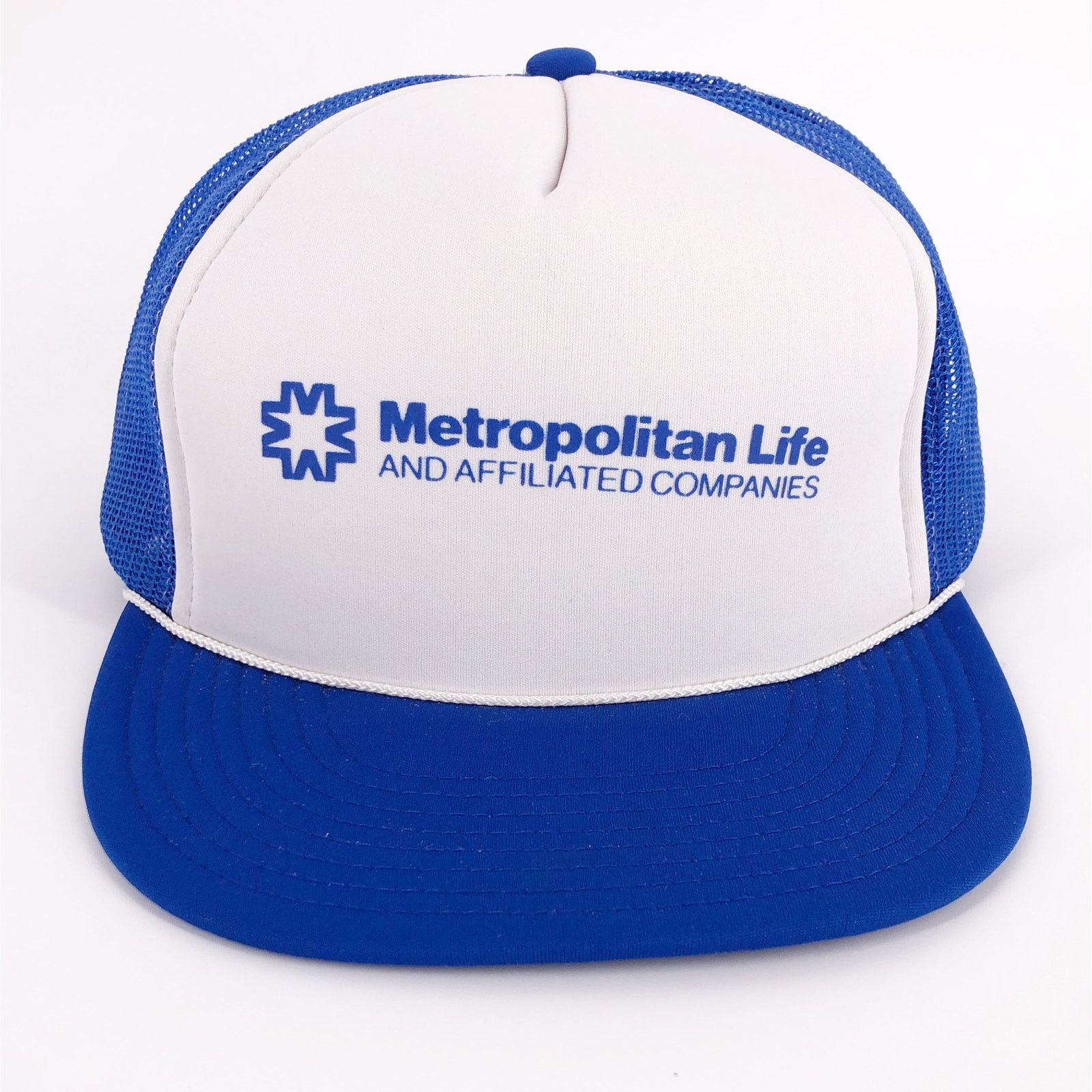 Vintage 90s Metropolitan Life trucker hat 1990s vintage Size ONE SIZE - 1 Thumbnail