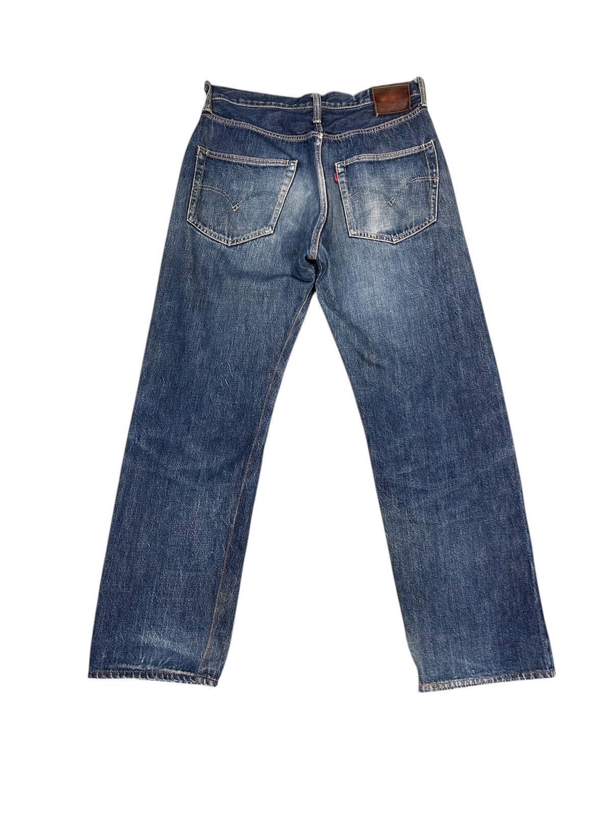 Sugar Cane Vintage Fortune & Co 80’s Hidden Rivet Washed Denim Size US 30 / EU 46 - 2 Thumbnail