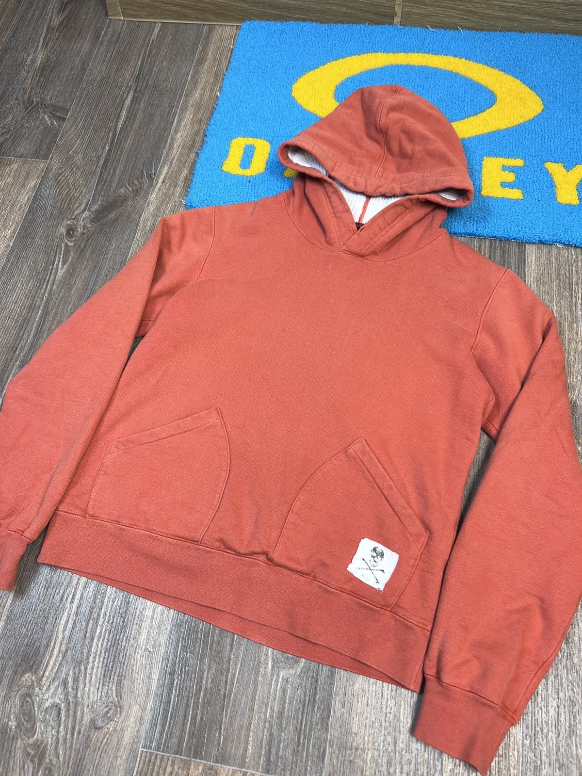 Pledge Pledge Japanese Scull Orange Heavy Hoodie Size US M / EU 48-50 / 2 - 7 Thumbnail