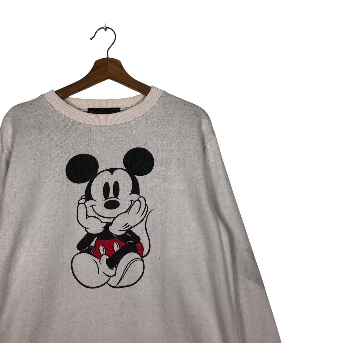 Japanese Brand × Mickey Mouse 📌Vintage Sweatshirt Crewneck Mickey Mouse Big Logo Size US M / EU 48-50 / 2 - 7 Thumbnail