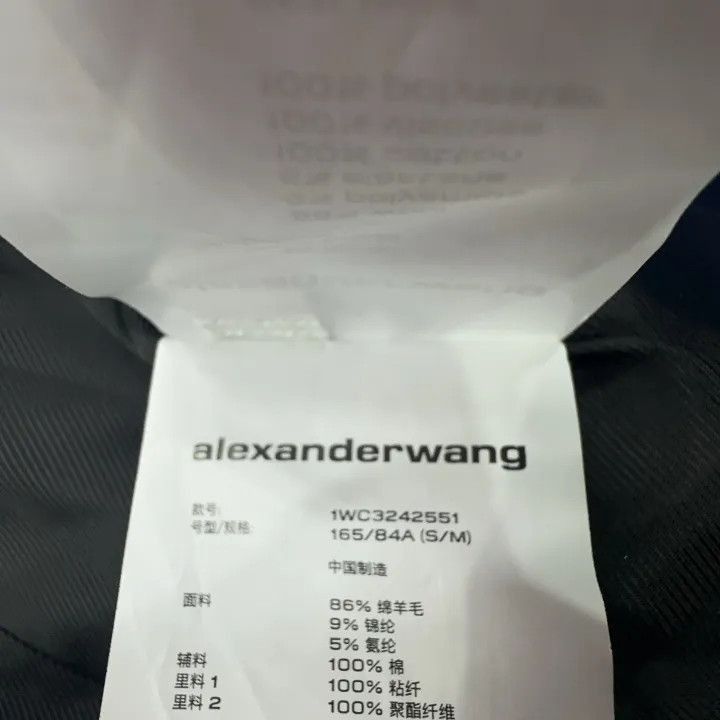 Alexander Wang Alexander Wang Black Long Sleeve Jacket with Logo - Size S / US 4 / IT 40 - 7 Thumbnail