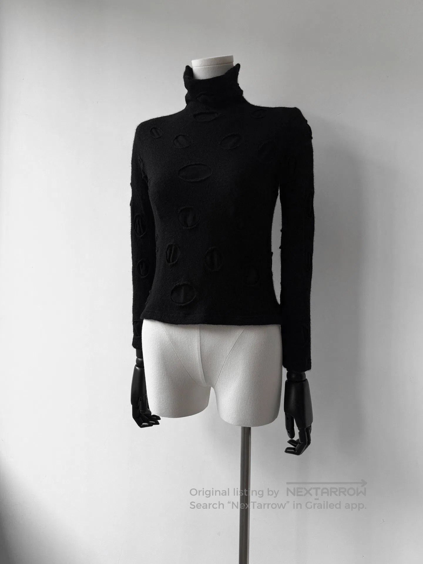 Yohji Yamamoto Yohji Yamamoto Y's 17AW Open Collar Top. Size M / US 6-8 / IT 42-44 - 2 Thumbnail