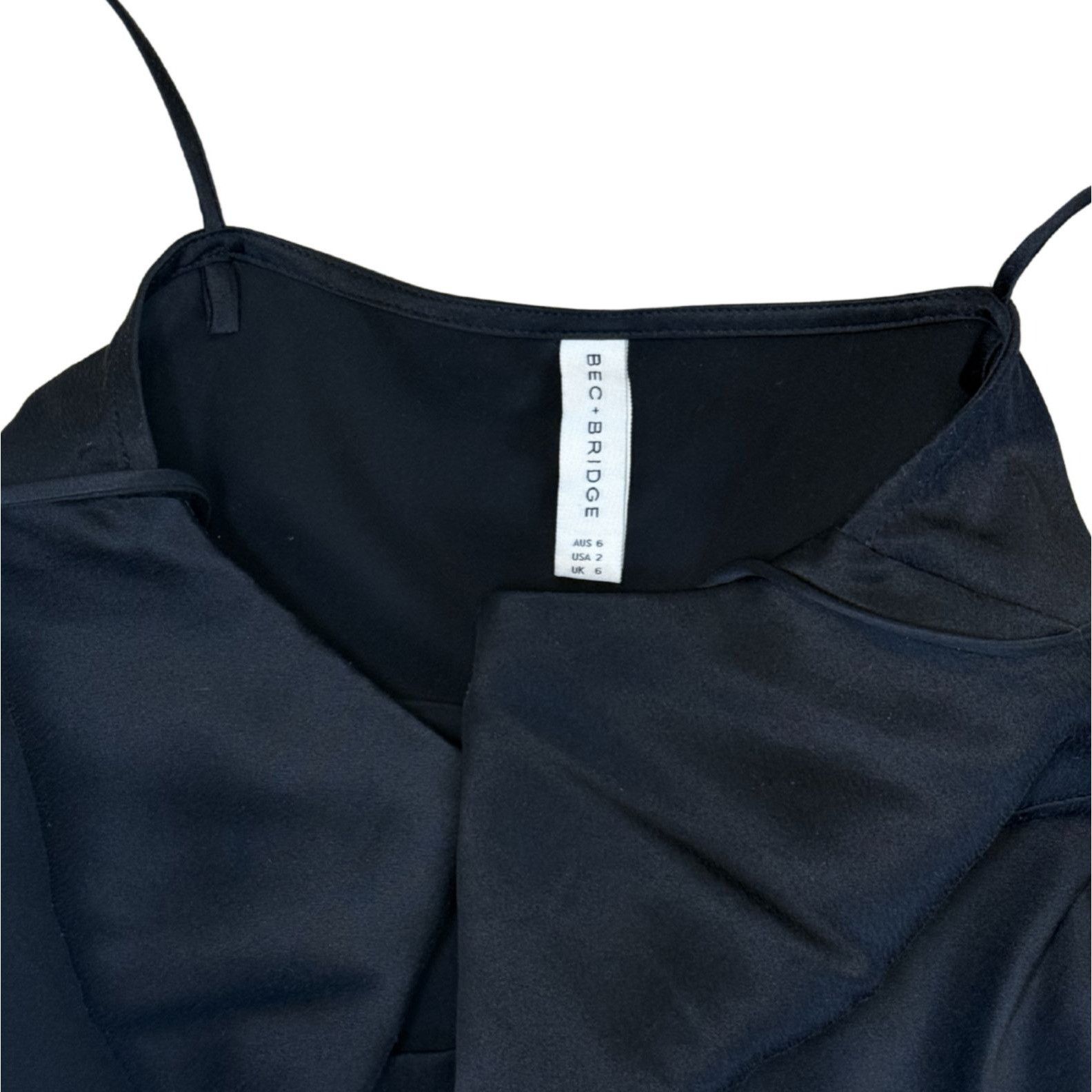 BEC + BRIDGE BEC & BRIDGE AMBER V MINI DRESS BLACK EUC $260 Sz 2 Size XS / US 0-2 / IT 36-38 - 4 Thumbnail