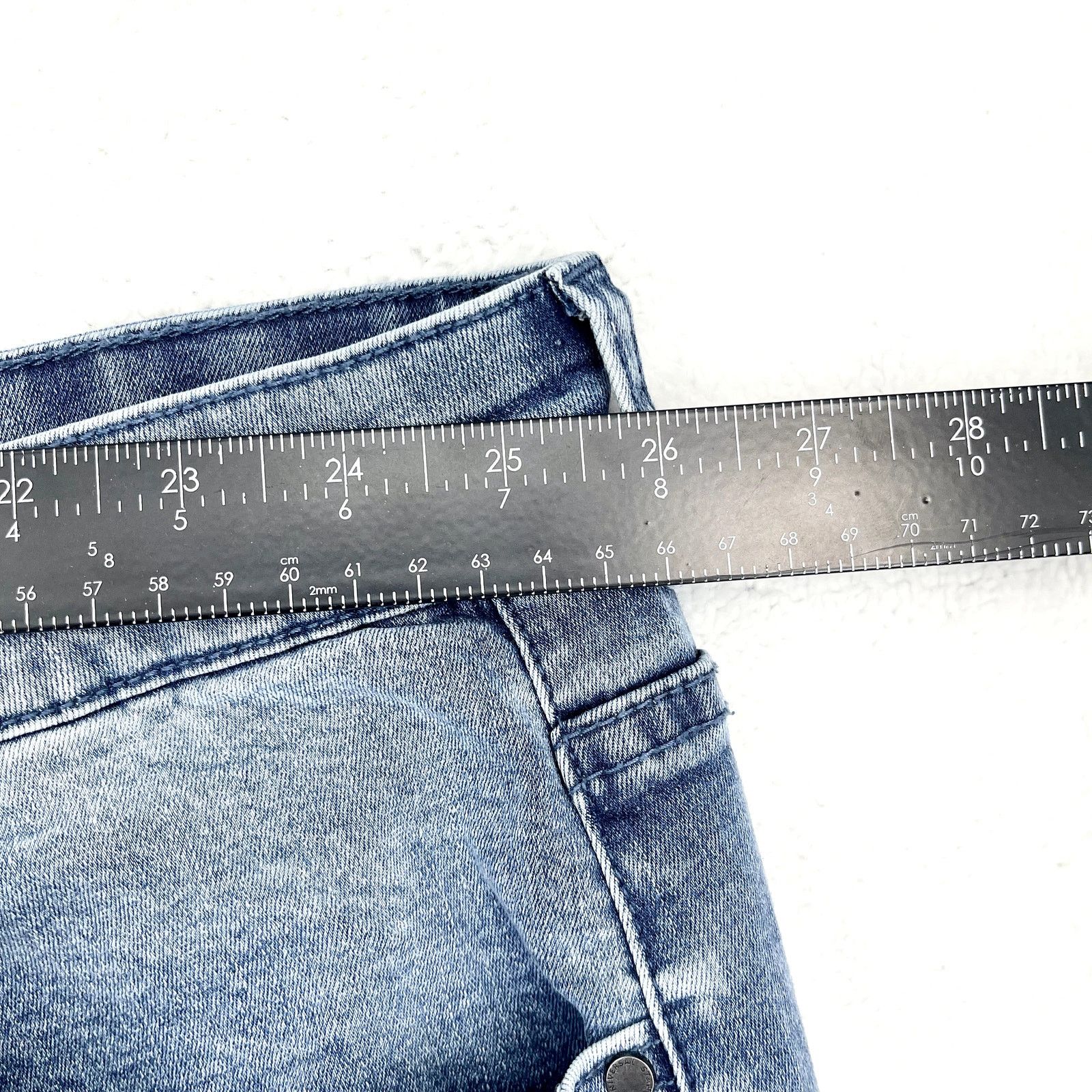 Other Universal Standard Faded Blue Medium MidRise Skinny Jeans 32 Size 32" / US 10 / IT 46 - 5 Thumbnail