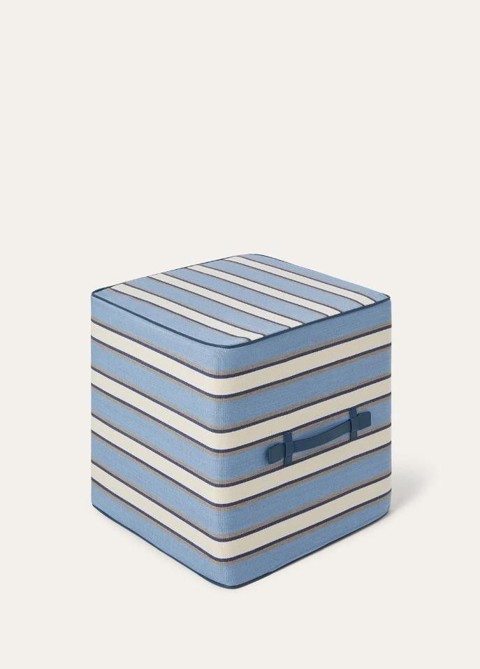 Loro Piana o1srvl11e0526 FAP5819 Size: OS / Cube Pouf Dehors Cap Ferrat Size ONE SIZE - 1 Thumbnail