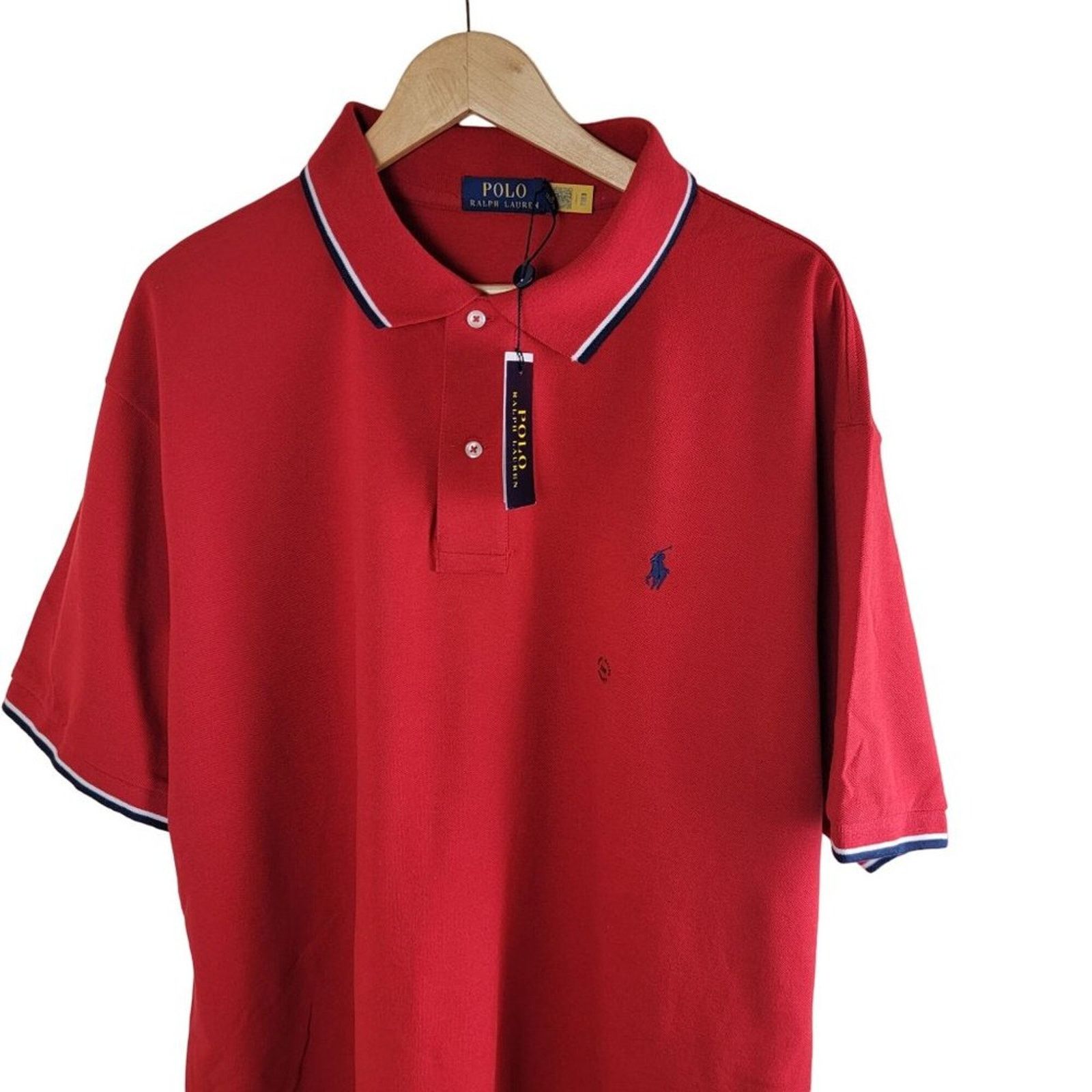 Polo Ralph Lauren Polo Ralph Lauren Tipped Collar Polo Shirt size 2XB Size US XXL / EU 58 / 5 - 2 Thumbnail