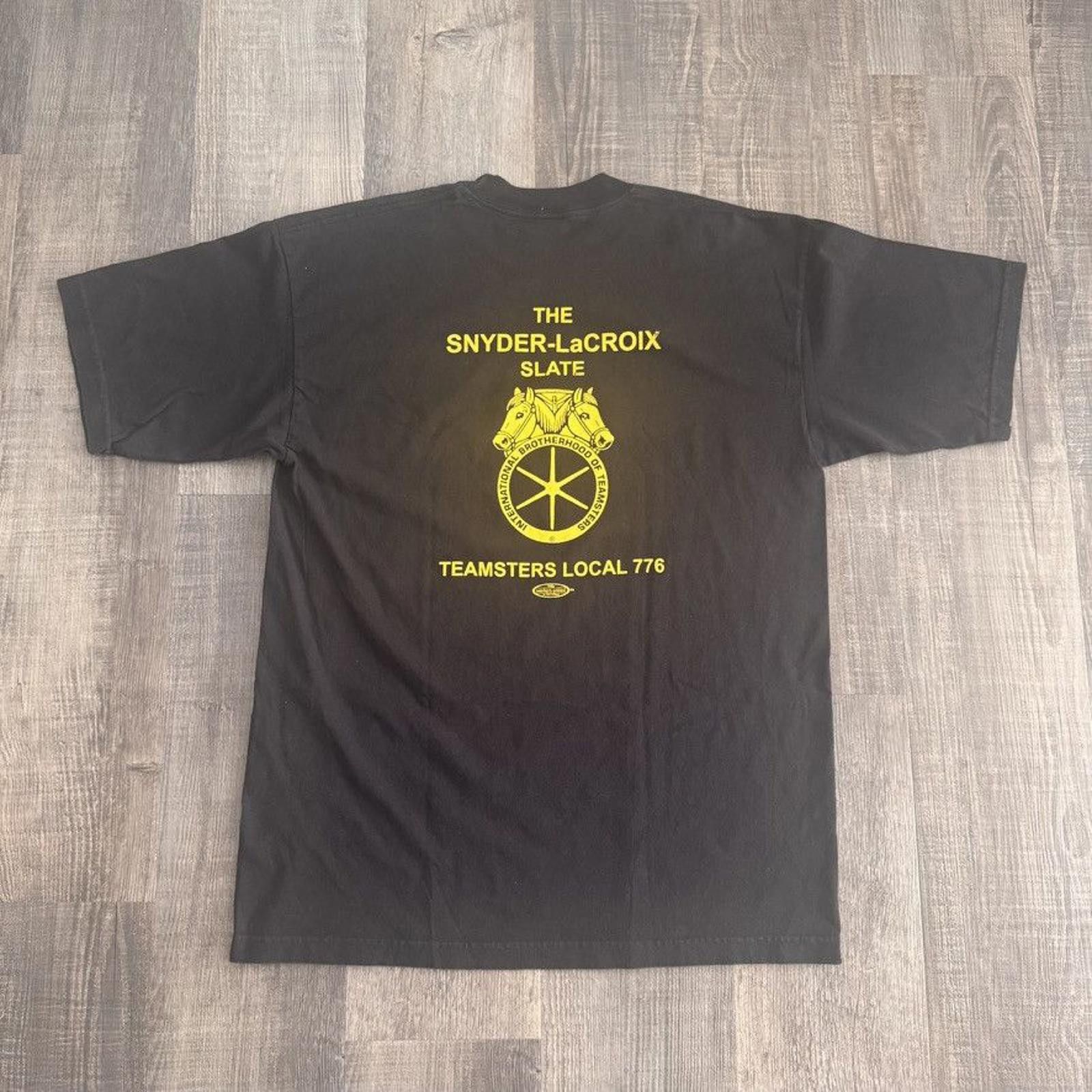 Vintage BAYSIDE • VNTG "Organized Labor" Pre-Shrunk Pocket Tee (XL) Size US XL / EU 56 / 4 - 2 Thumbnail