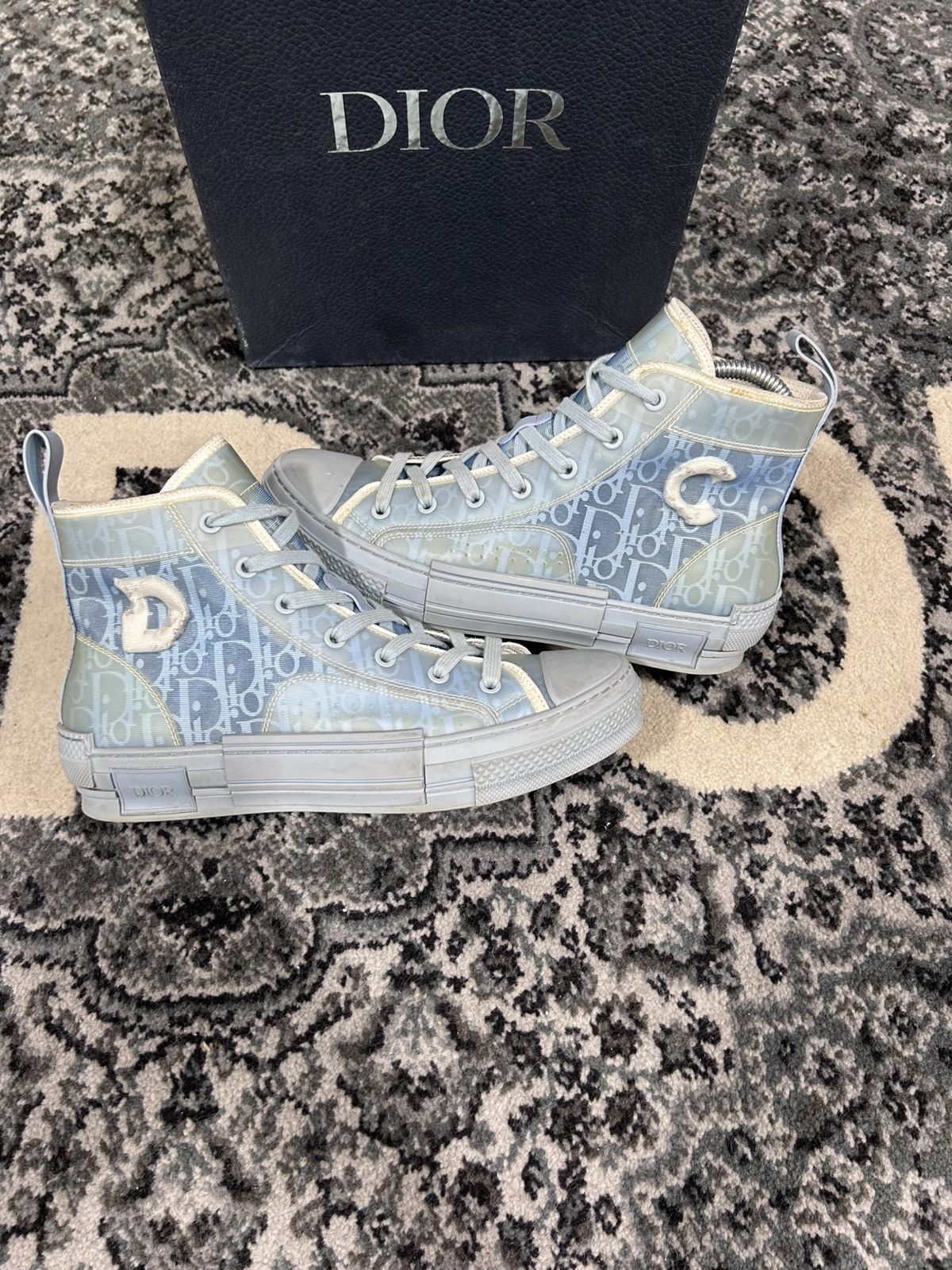 Dior Dior B23 High-Top Size 7US/40EU Size US 7 / EU 40 - 1 Thumbnail