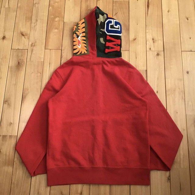 Bape × Nigo BAPE woodland camo Shark full zip hoodie a bathing ape NIGO Size US M / EU 48-50 / 2 - 2 Thumbnail