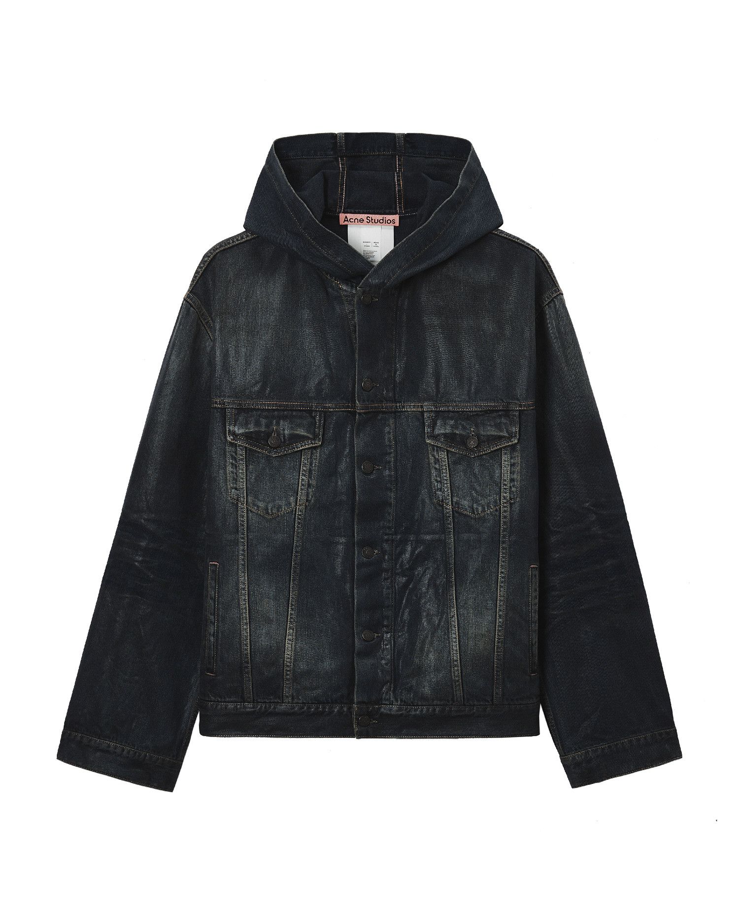 Acne Studios Acne Studios Hooded Denim Jacket Size US S / EU 44-46 / 1 - 1 Thumbnail