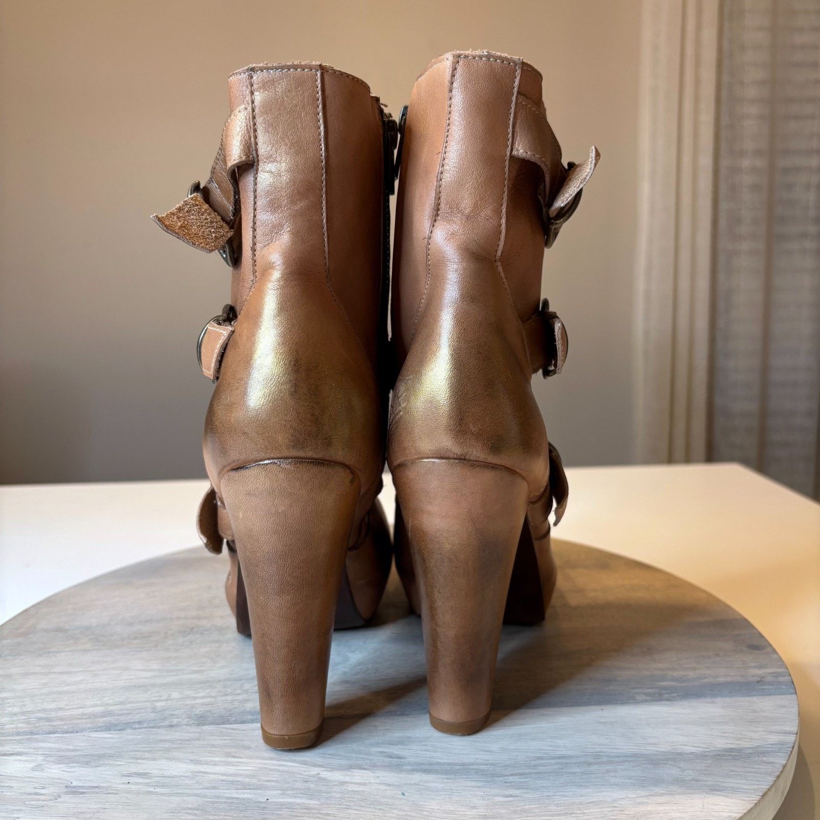 Bed Stu Bed Stu Cobbler Series Distressed Ankle Boots Women's Size 9 Size US 9 / IT 39 - 7 Thumbnail