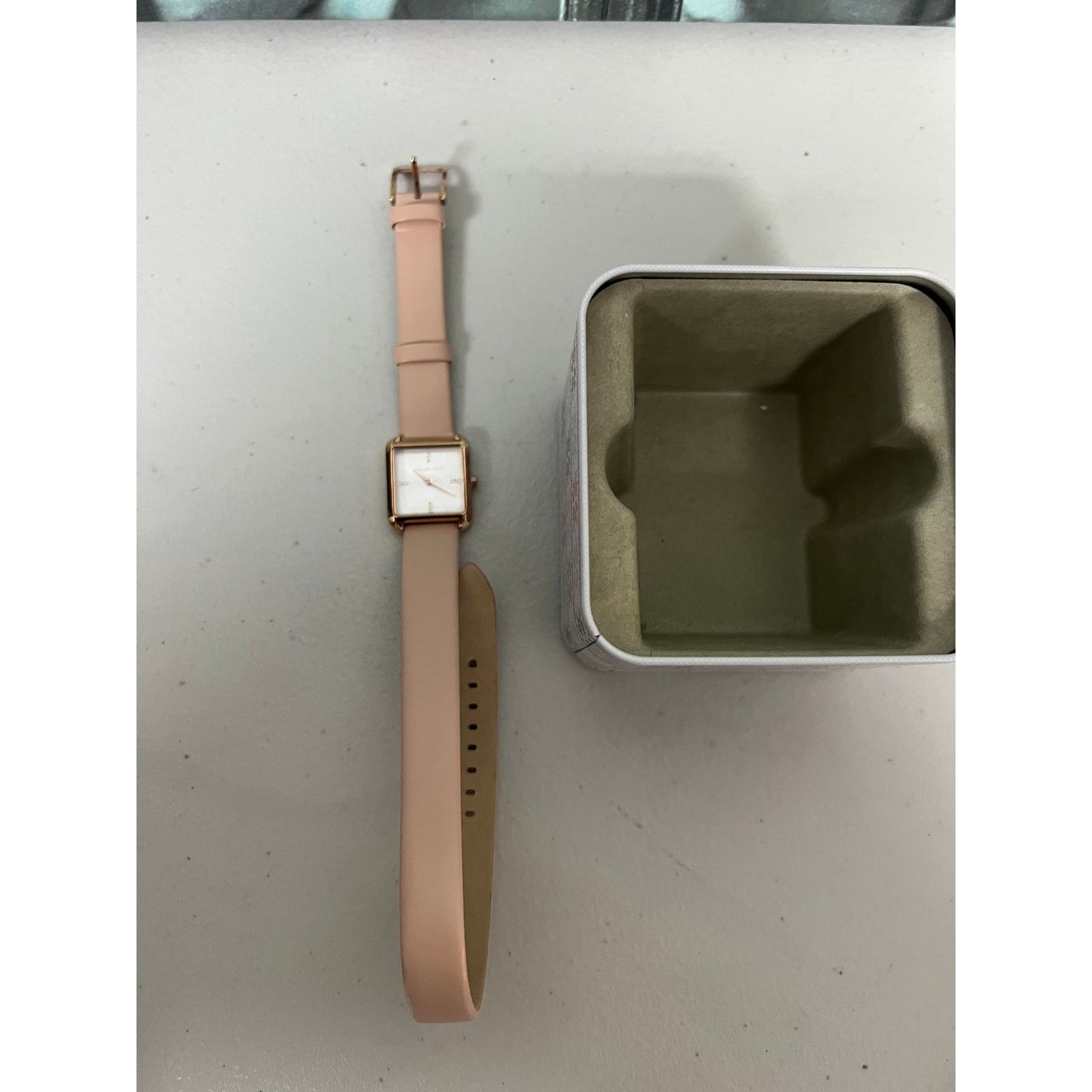 Michael Kors Michael Kors MK2826 Drew Blush Pink Leather Double Wrap Size ONE SIZE - 4 Thumbnail