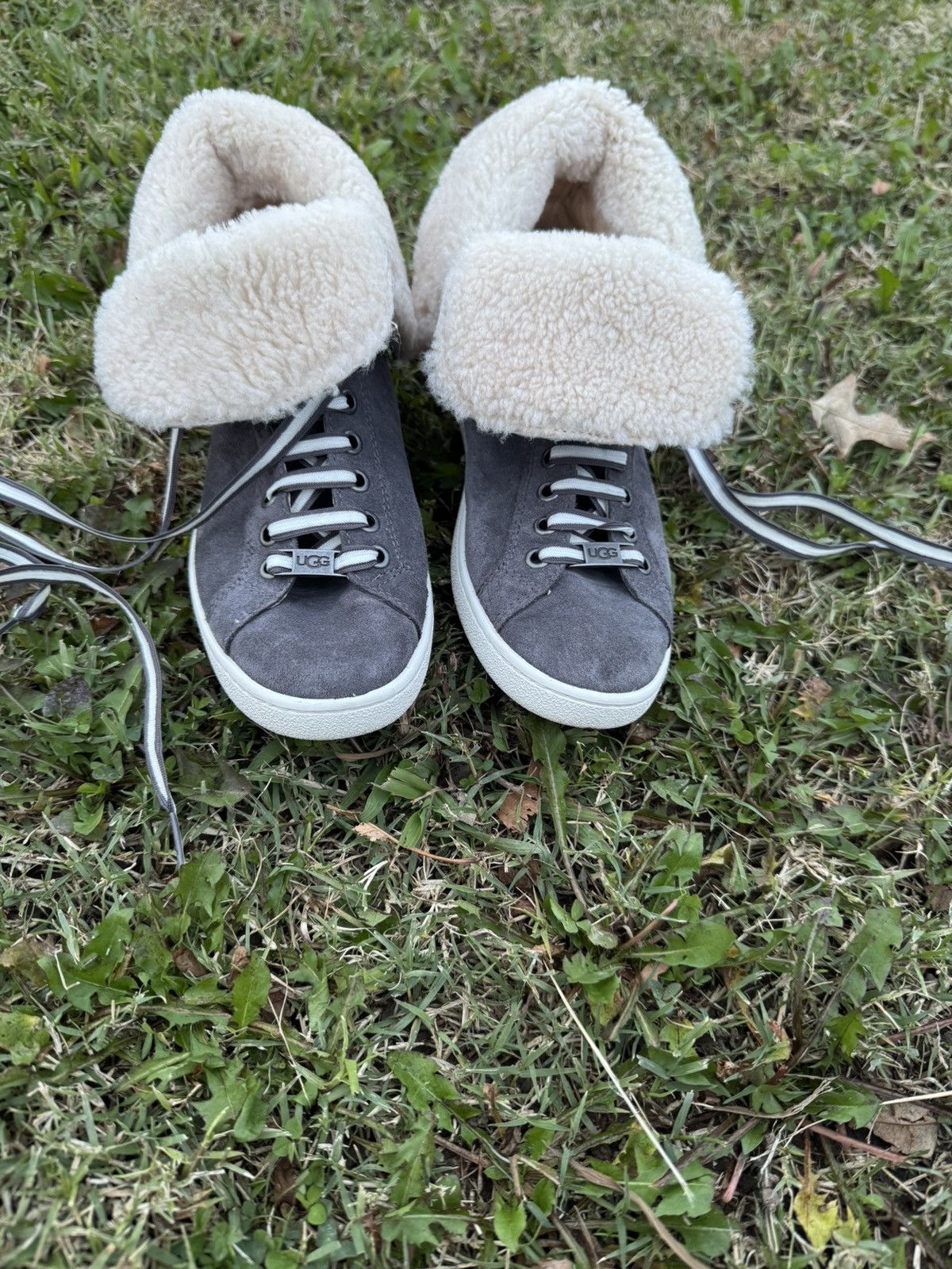 Ugg Ugg Starlyn High-Top Boots- Gray Size US 9 / IT 39 - 1 Thumbnail