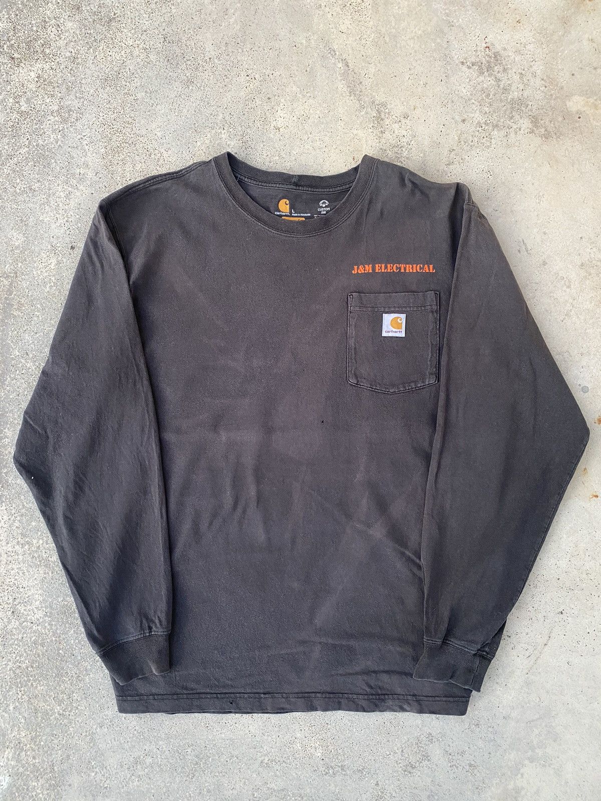Carhartt Distressed Carhartt Heavy Cotton Long Sleeve T-Shirt Size US L / EU 52-54 / 3 - 1 Thumbnail