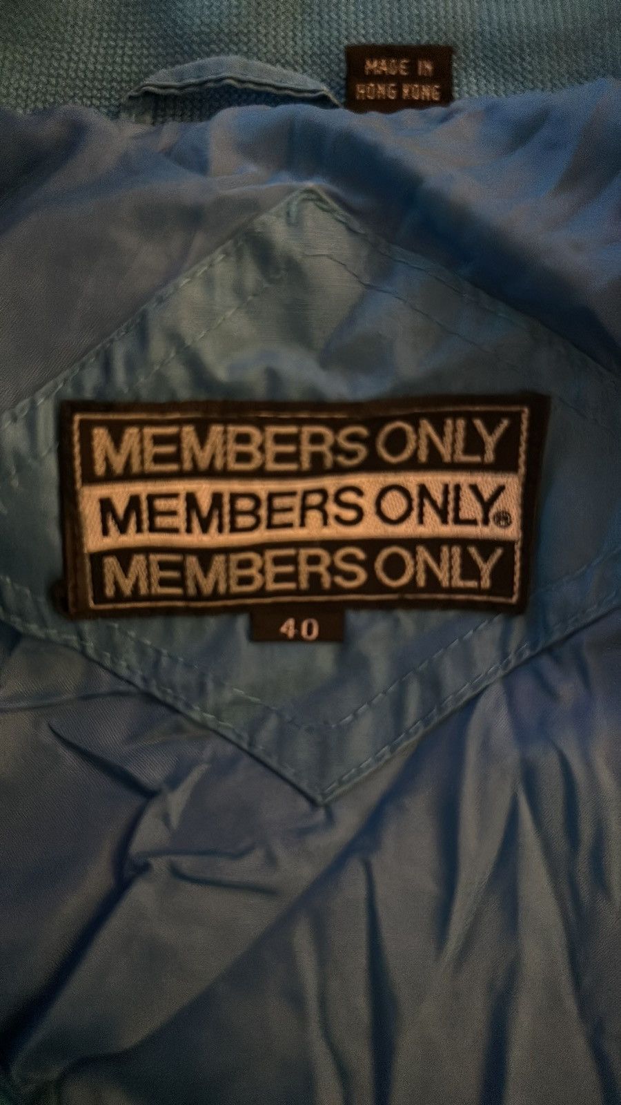 Members Only Vintage 80’s Blue Members Only Jacket. Size 40 Size US M / EU 48-50 / 2 - 2 Thumbnail