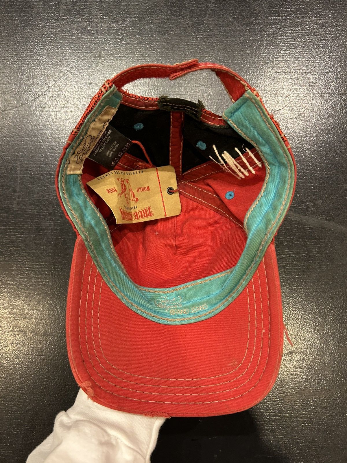 True Religion True Religion Patch Quilted Trucker Cap Size ONE SIZE - 5 Thumbnail