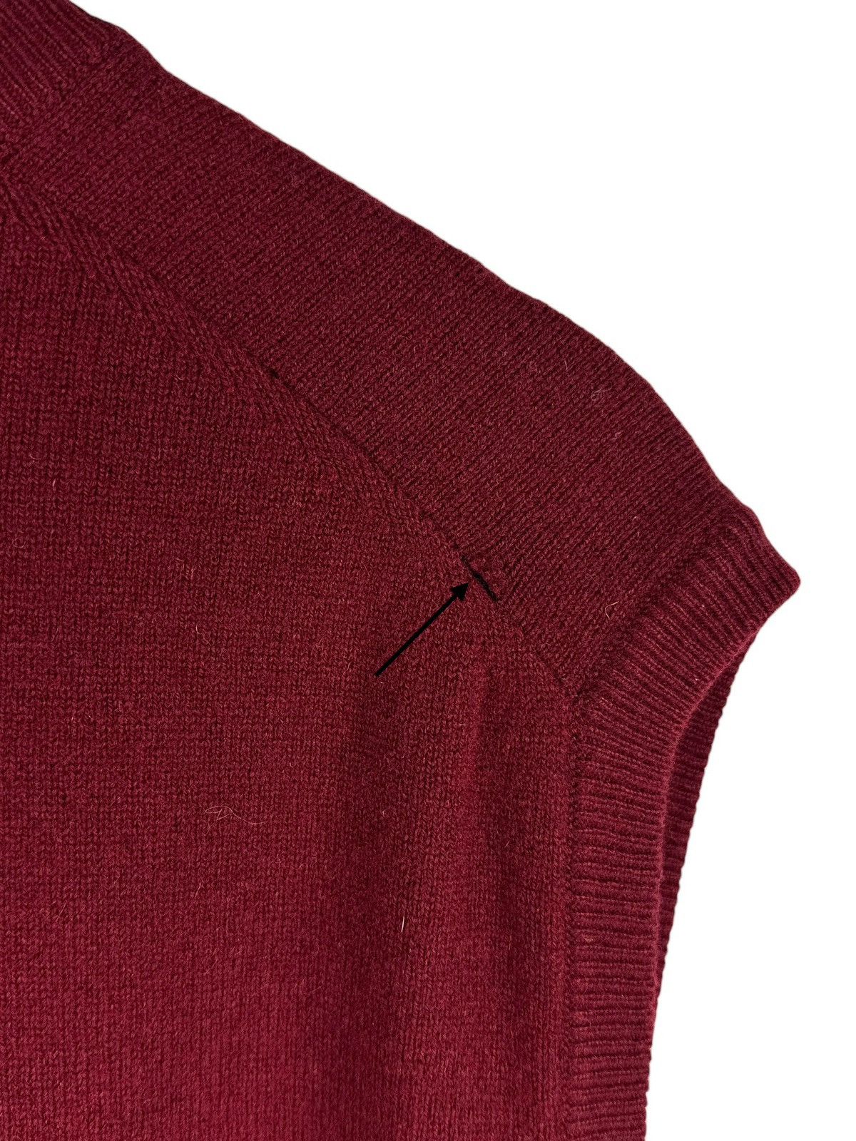 Gran Sasso Vintage Gran Sasso Merino Ultrafine Cashmere Vest V-Neck Size US M / EU 48-50 / 2 - 11 Thumbnail