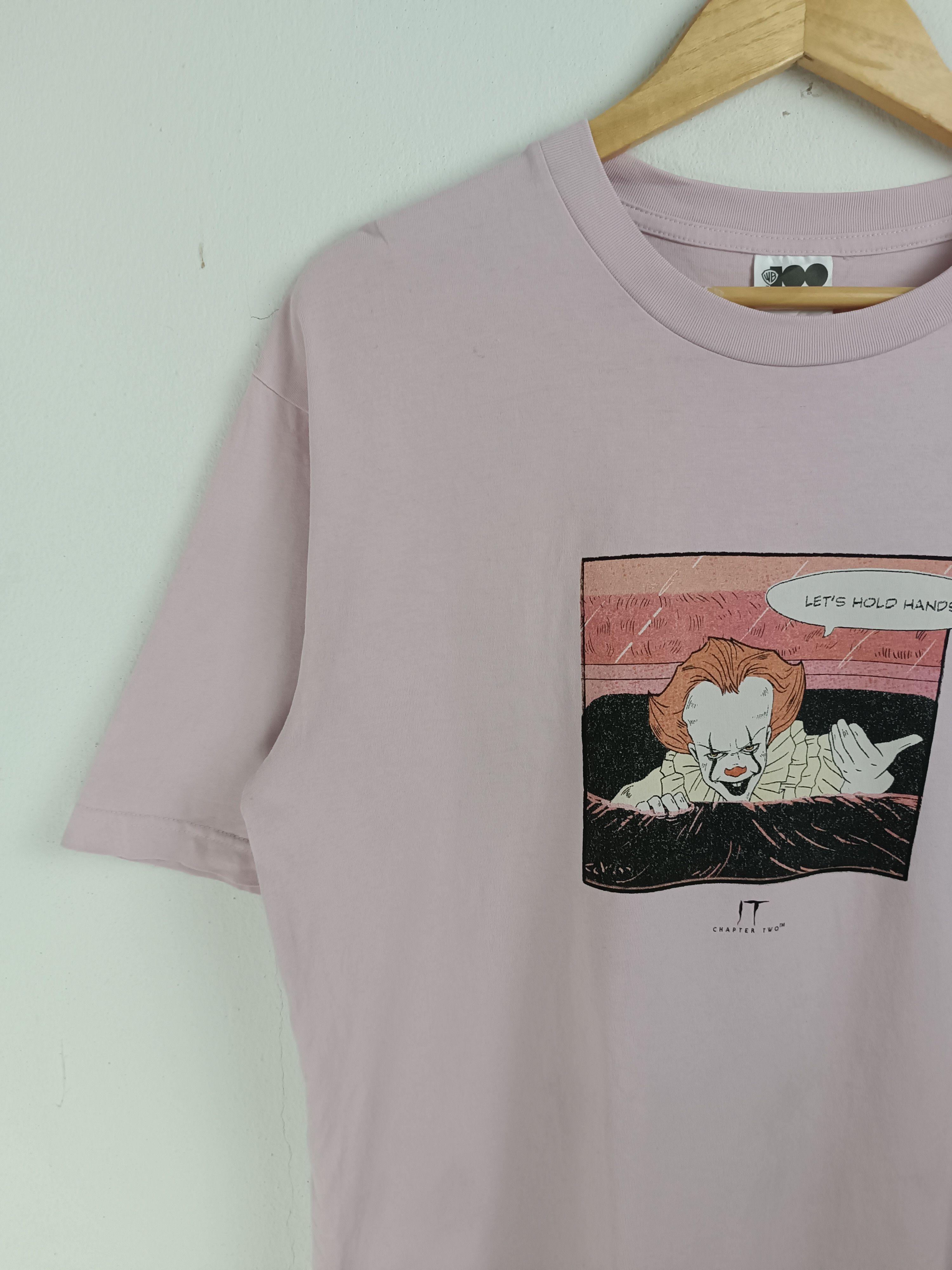 Vintage VINTAGE IT PENNYWISE CLOWN SCARY HORROR MOVIE TEE Size US M / EU 48-50 / 2 - 5 Thumbnail