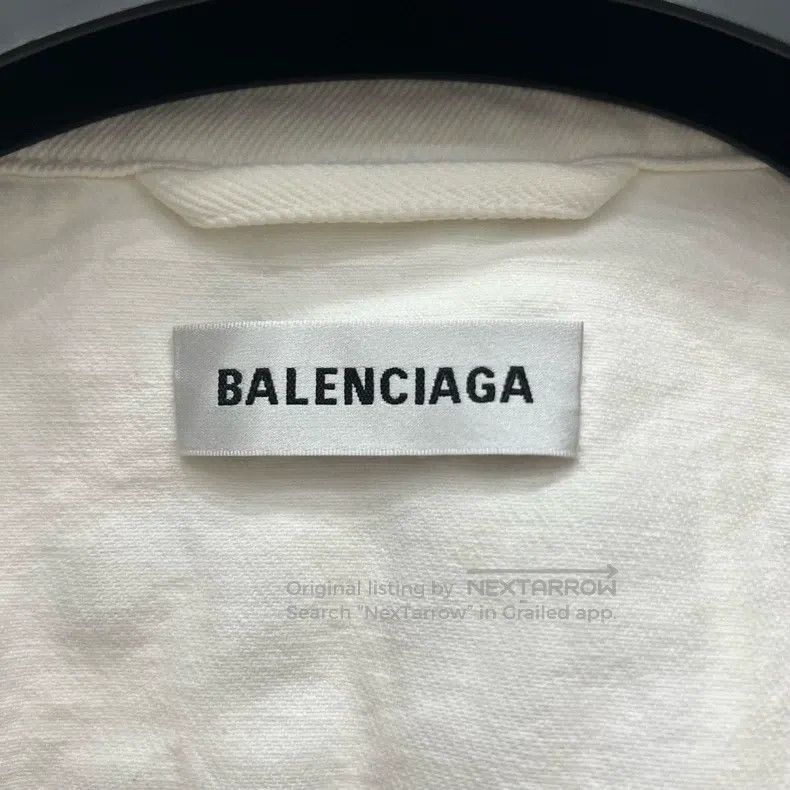 Balenciaga Balenciaga Back embroidery denim jacket Size US S / EU 44-46 / 1 - 4 Thumbnail