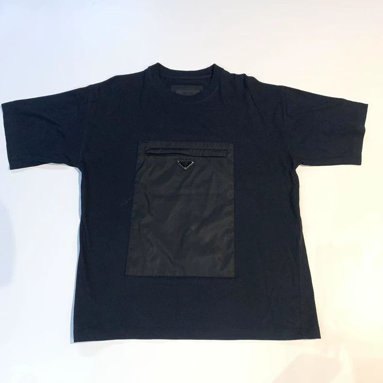 Prada Prada Logo Embellished Short Sleeve Tee - dmc Size US M / EU 48-50 / 2 - 1 Thumbnail