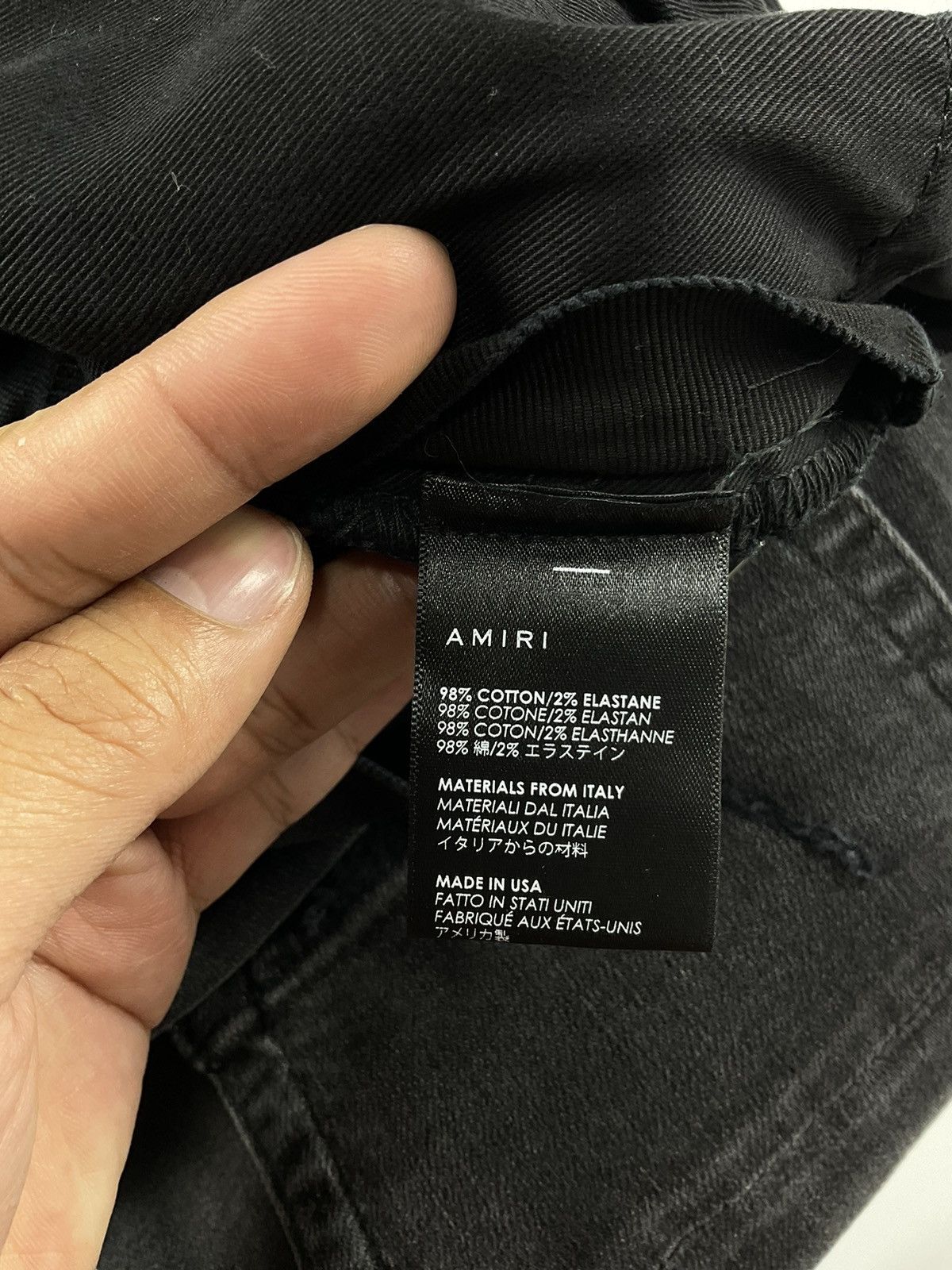 Amiri Amiri MX1 Vintage Tee Animation Patch Jeans Size US 33 - 17 Thumbnail