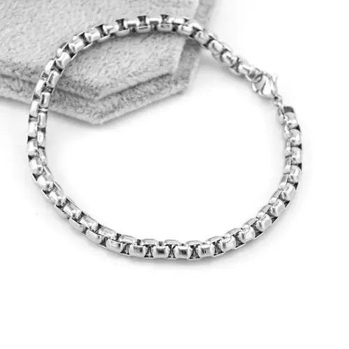 Jewelry × Vintage Square Rolo Chain Bracelet Size ONE SIZE - 1 Thumbnail