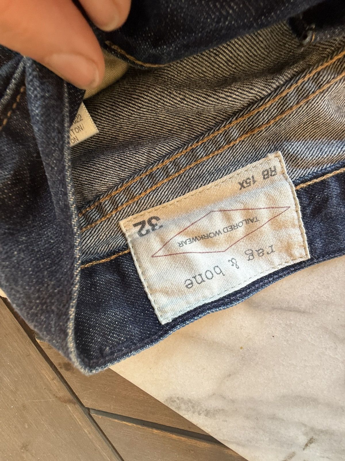 Rag & Bone Men’s Rag & Bone dark rinse denim jeans Size US 32 / EU 48 - 6 Thumbnail