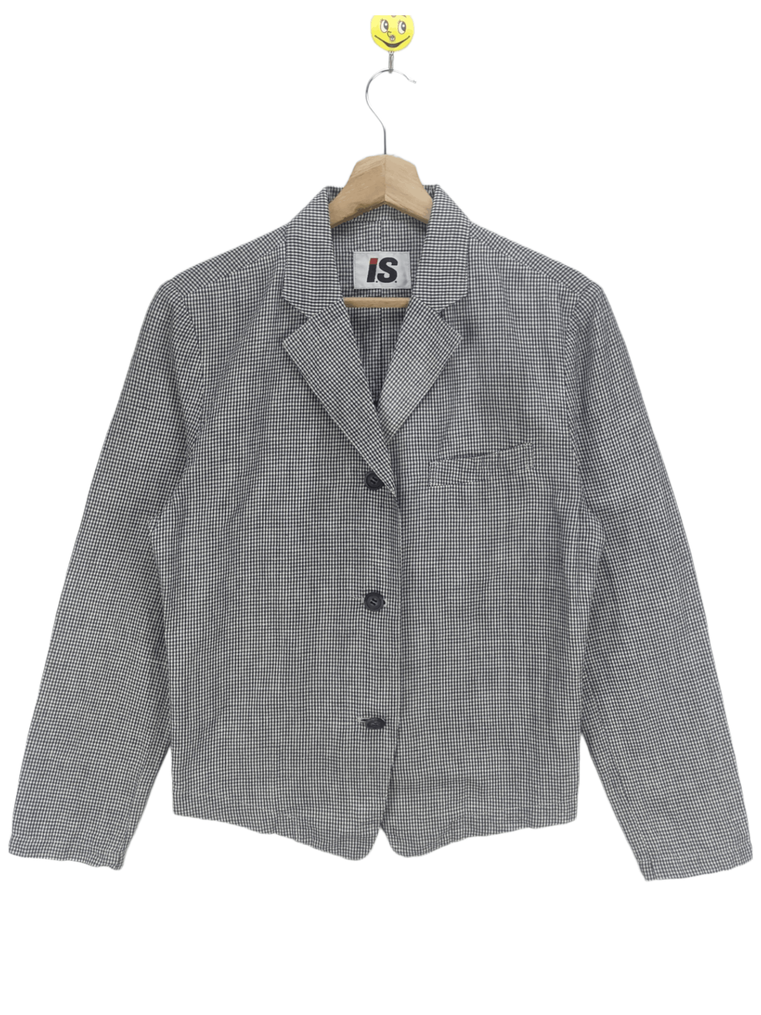 Issey Miyake Steals🔥Issey Miyaki Coat Jacket Gingham Checkered Size S / US 4 / IT 40 - 1 Thumbnail
