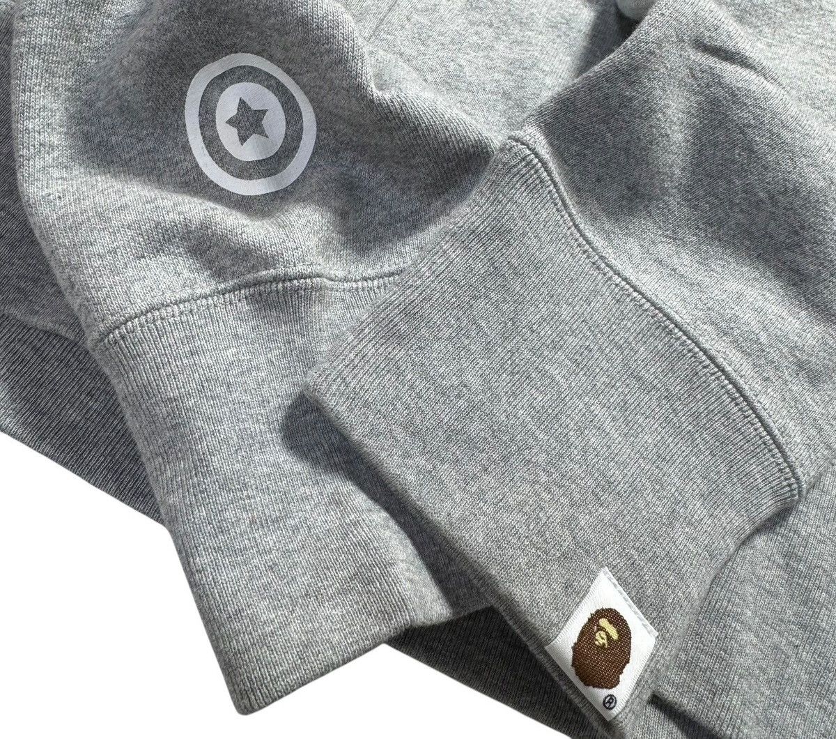 Bape BAPE Milo/ Shark Full Zip Hoodie Gray Size US L / EU 52-54 / 3 - 6 Thumbnail