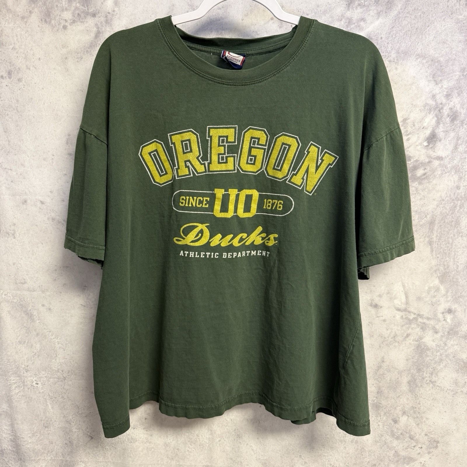 Vintage Vintage Y2K University of Oregon Ducks T Shirt Mens XL Green Size US XL / EU 56 / 4 - 2 Thumbnail