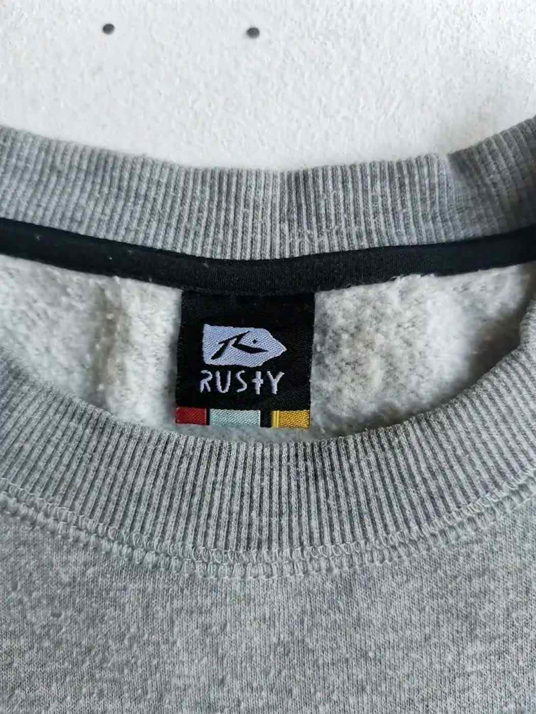 Rusty Vintage Rusty Big Logo Sweatshirt Size US L / EU 52-54 / 3 - 8 Thumbnail