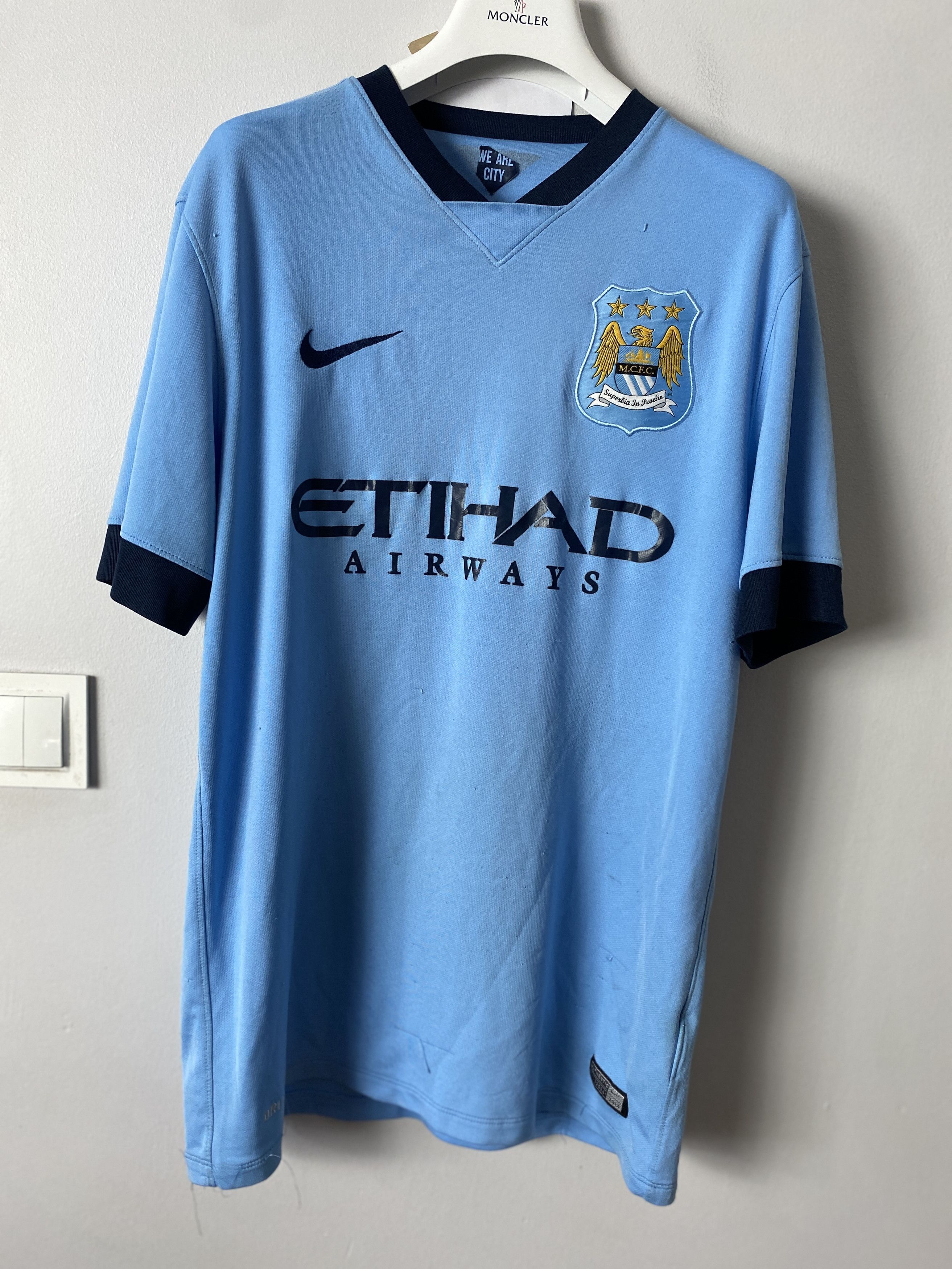 Nike Nike Manchester City soccer jersey rare blokecore sport Size US M / EU 48-50 / 2 - 1 Thumbnail