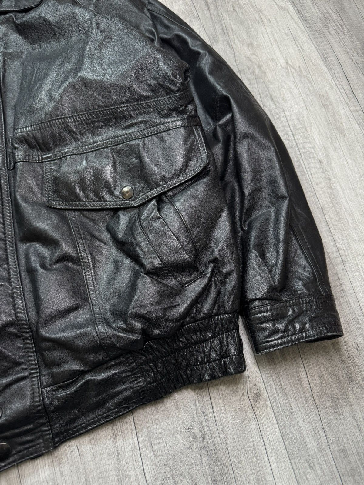 Vintage Vintage leather jacket L retro avant garde motor Size US L / EU 52-54 / 3 - 4 Thumbnail