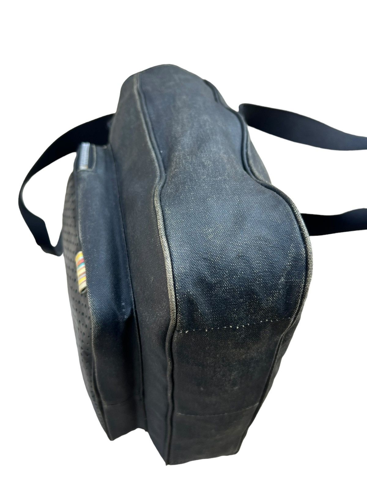 Paul Smith Vintage Paul Smith Waxed Hybrid Leather Cargo Tote Bag Size ONE SIZE - 11 Thumbnail