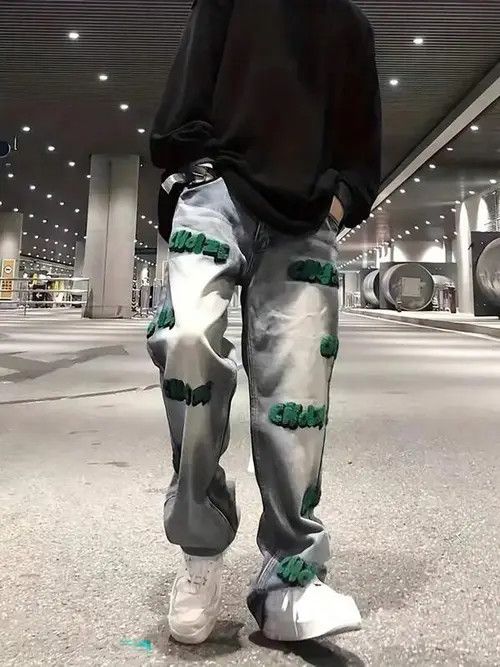 Other VINTAGE denim jeans Y2K baggy RAP Size US 36 / EU 52 - 4 Thumbnail