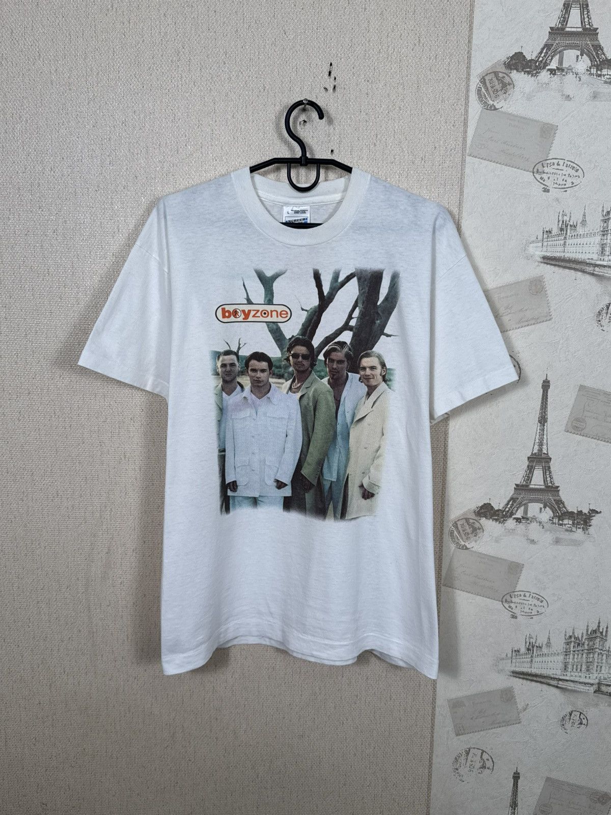 Other Vintage Boyzone T shirt 1997 Summer Tour Band White Hype L Size US L / EU 52-54 / 3 - 1 Thumbnail