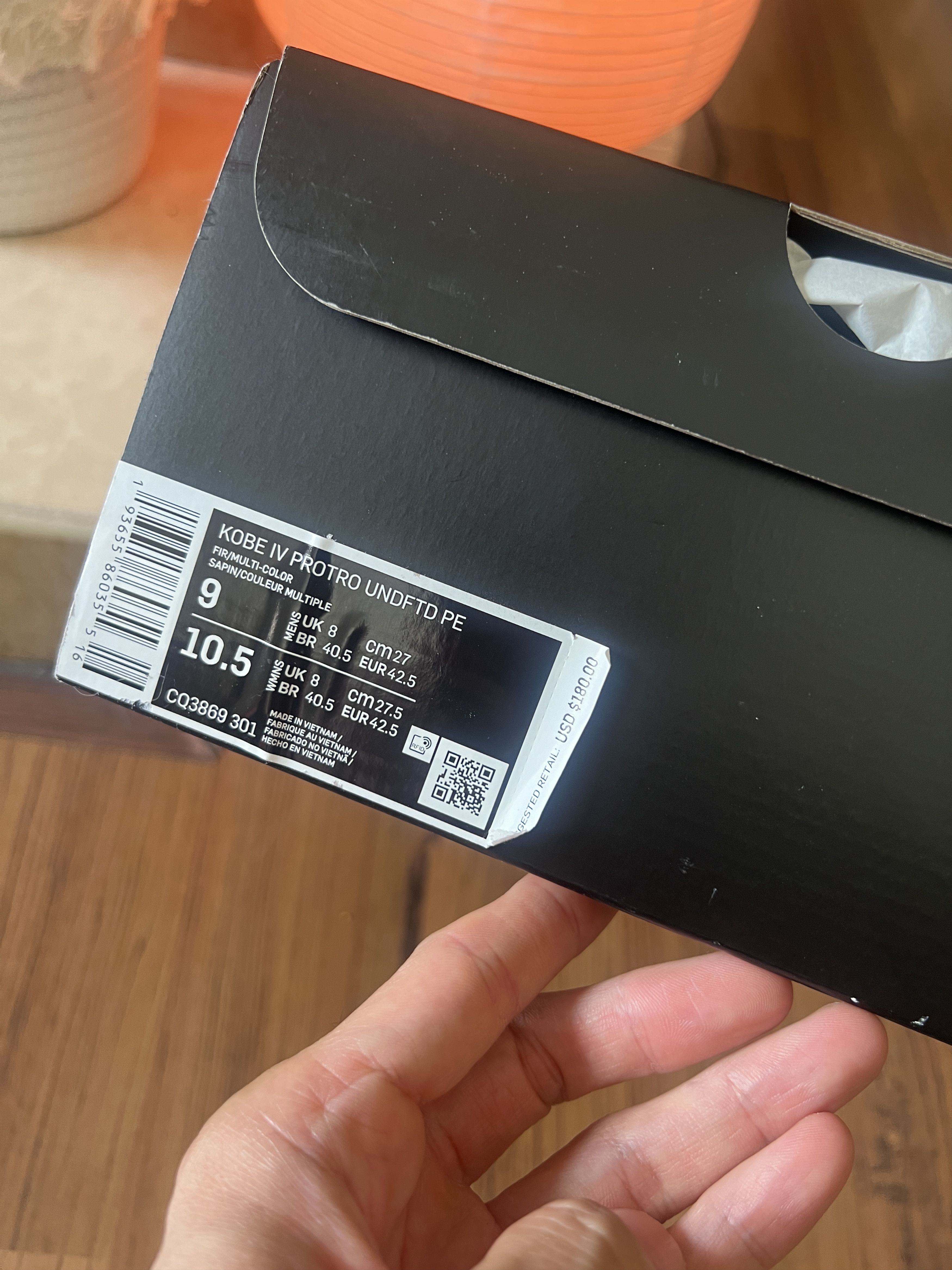 Nike × Undefeated Kobe IV 4 Protro x Nike x undefreated Size US 9 / EU 42 - 11 Thumbnail