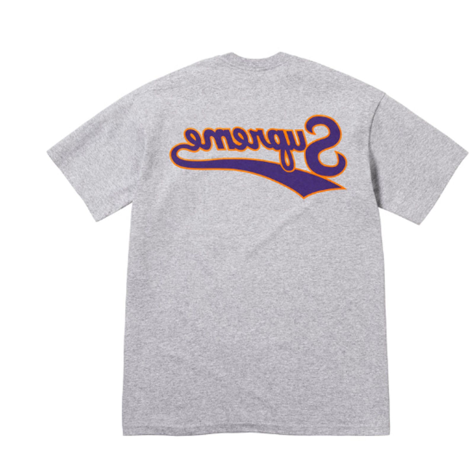 Supreme Supreme Backwards Tee Grey Size Large BRAND NEW SHIPS NOW Size US L / EU 52-54 / 3 - 1 Thumbnail
