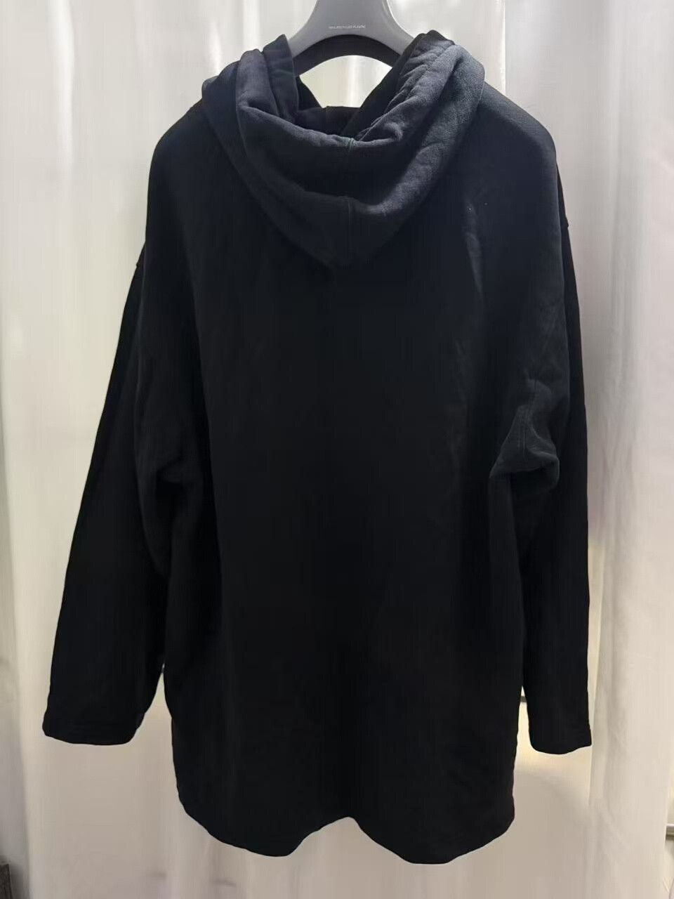 Balenciaga balenciaga black embroidered wheat hoodie Size US M / EU 48-50 / 2 - 2 Thumbnail