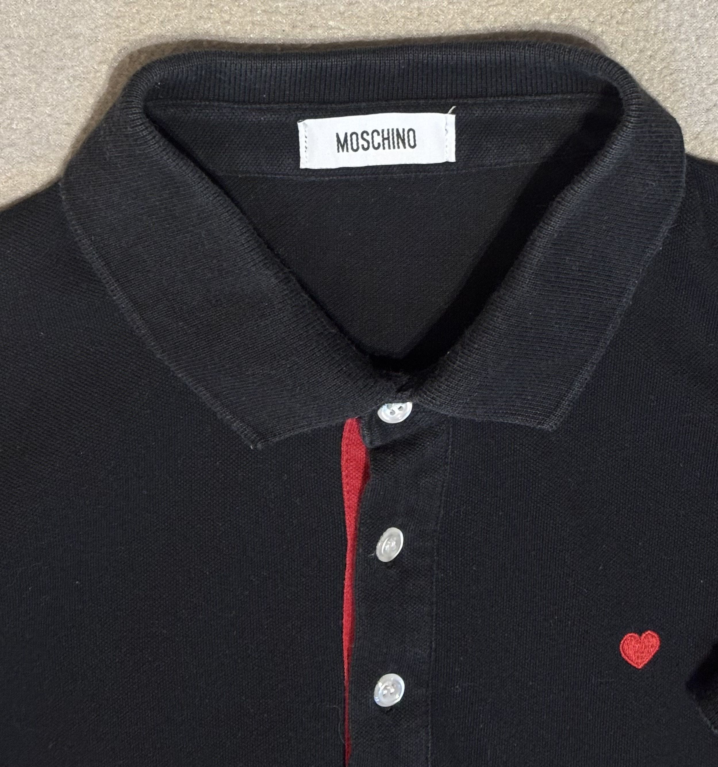 Moschino Moschino Black Polo Shirt Size M Size US M / EU 48-50 / 2 - 13 Thumbnail